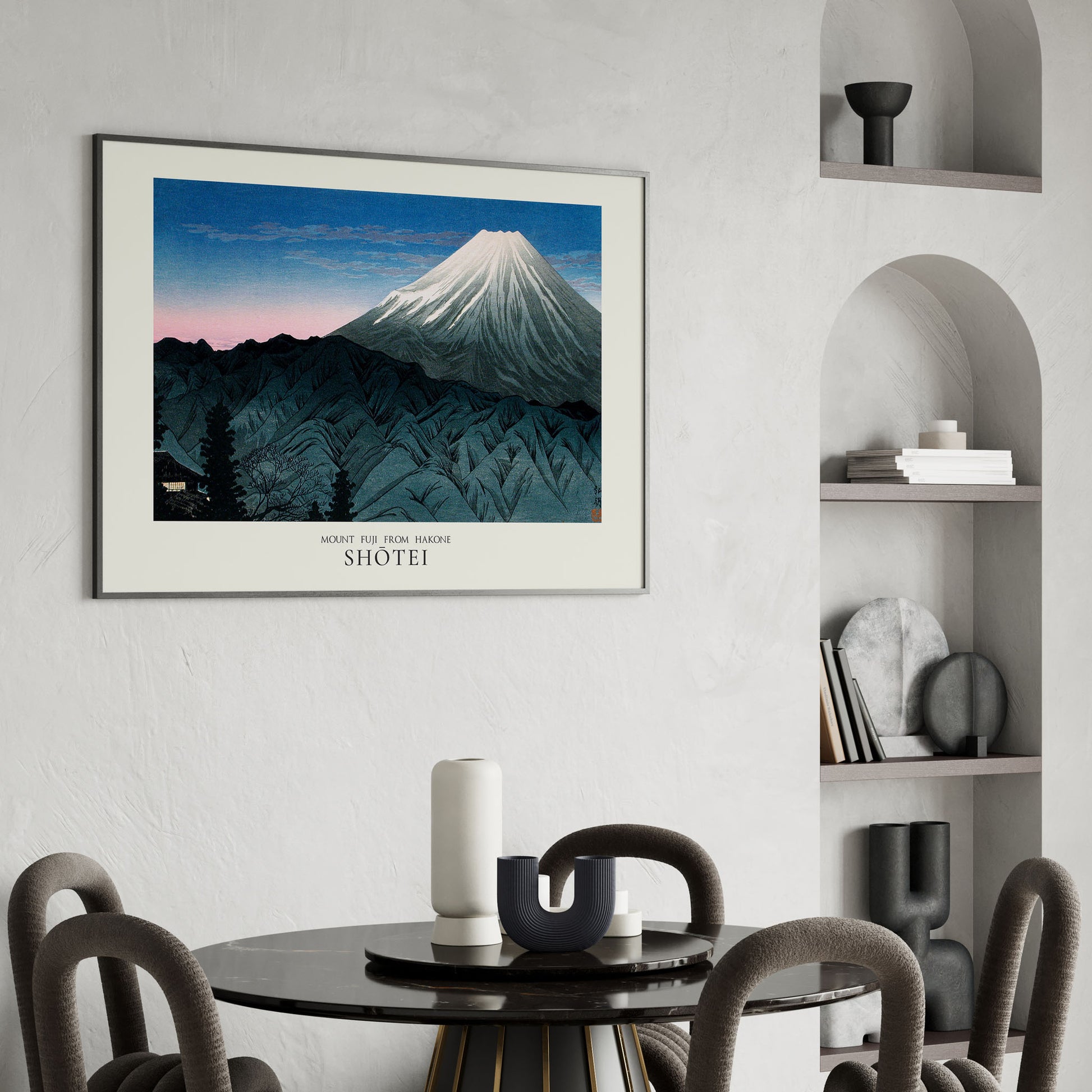 Design Concept No. 26 for Shōtei: Mount Fuji From Hakone - Japandi Japanese Wall Art