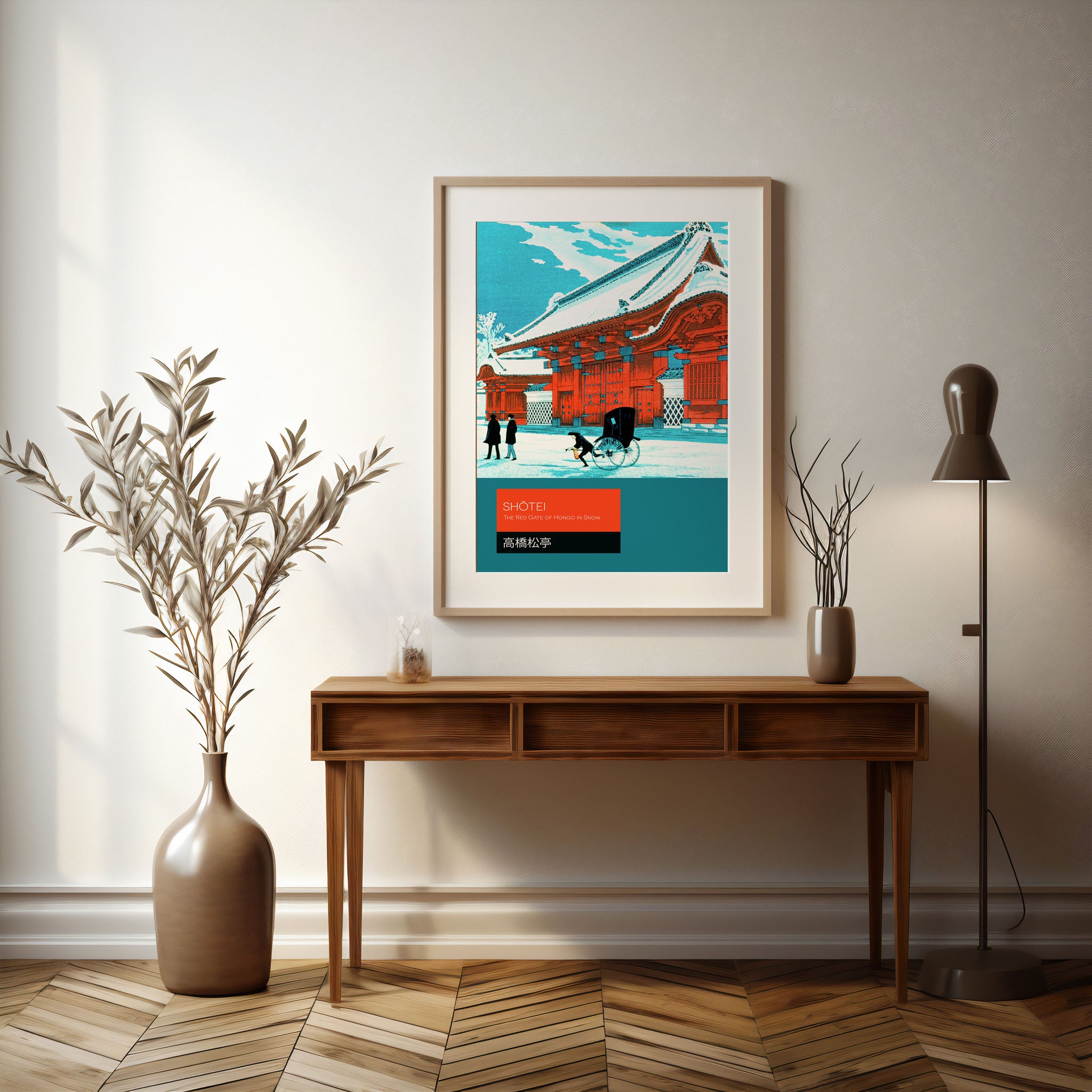 Red Gate of Hongo in Snow – Takahashi Shōtei | Gallery Print