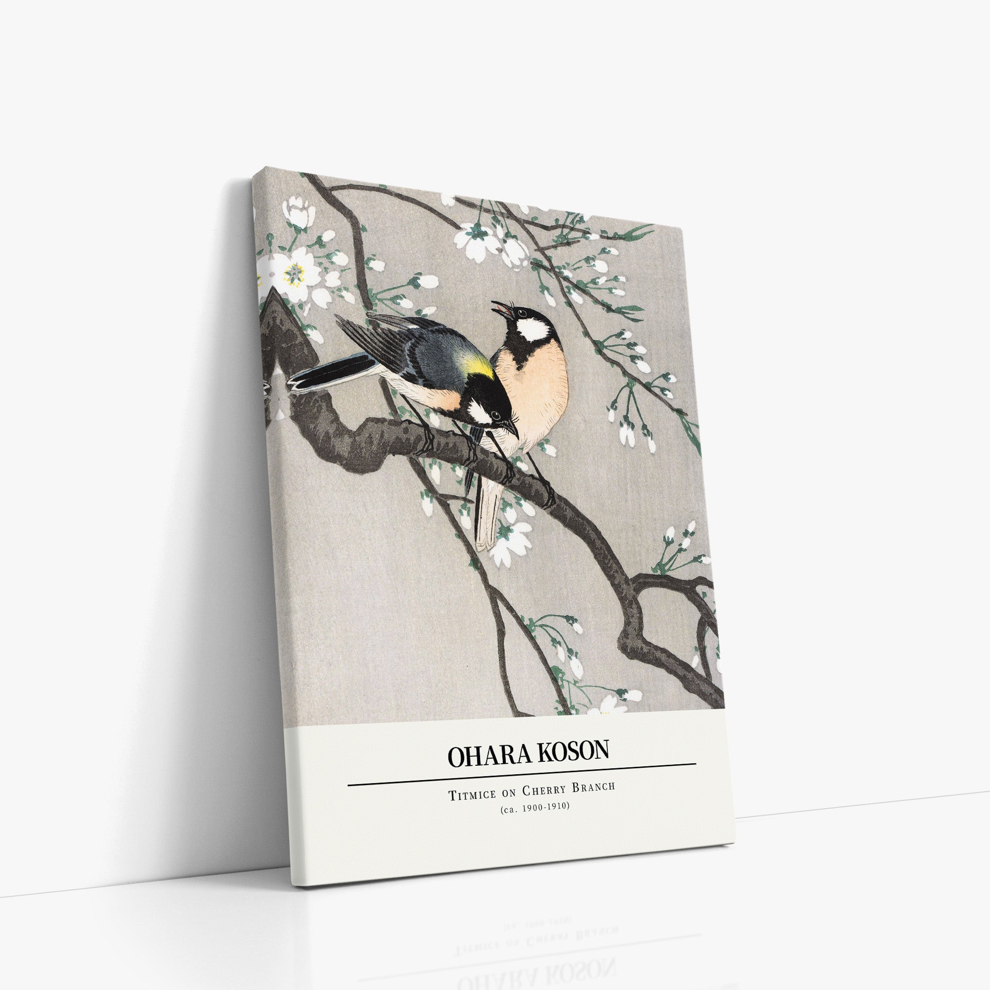 Meisen auf dem Kirschzweig - Galeriestil