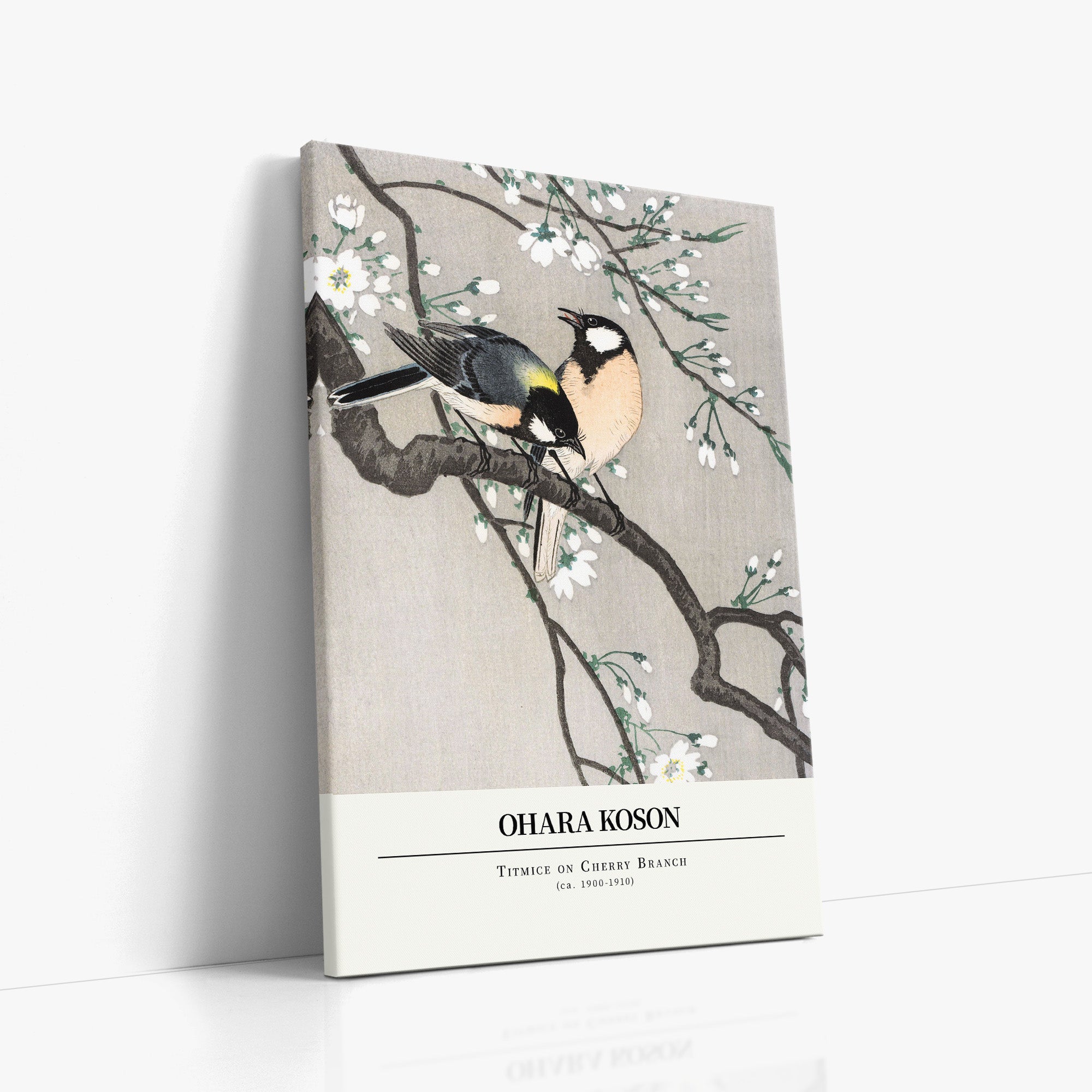 Meisen auf dem Kirschzweig - Galeriestil