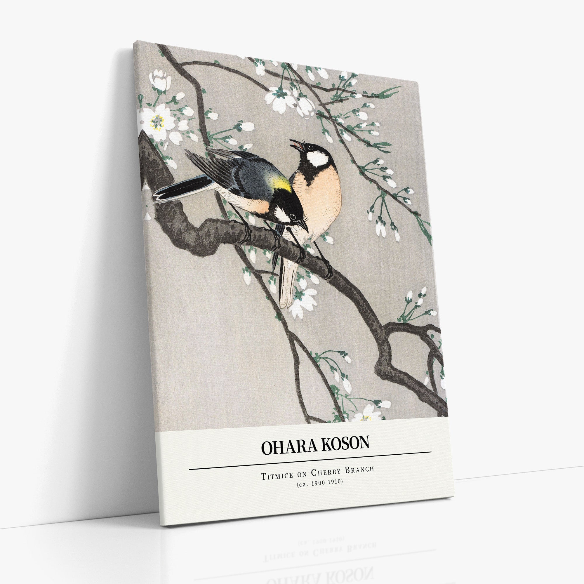 Meisen auf dem Kirschzweig - Galeriestil