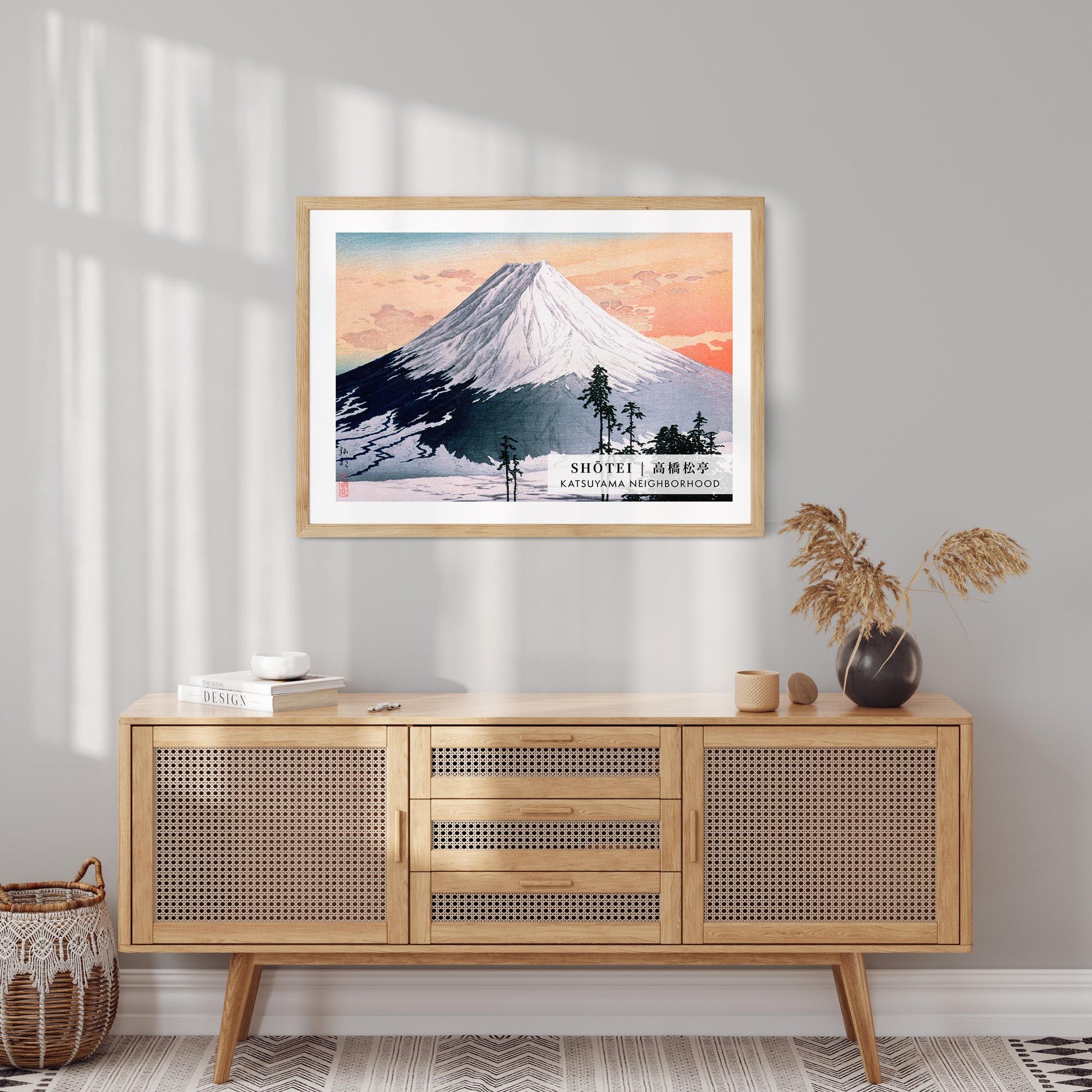 Design concept No. 10 for Takahashi Shōtei: Katsuyama Neighborhood - Gallery-style 2 Japanese Wall Art