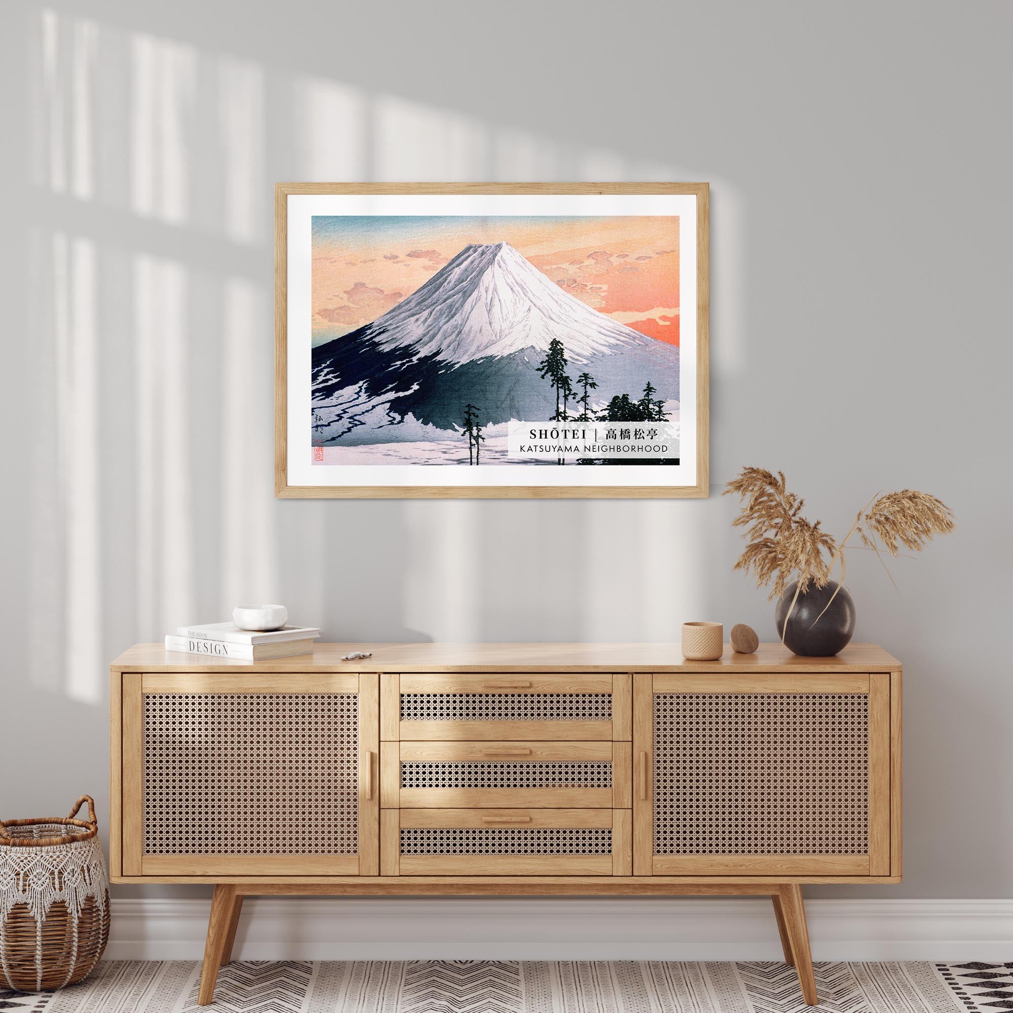 Design concept No. 10 for Takahashi Shōtei: Katsuyama Neighborhood - Gallery-style 2 Japanese Wall Art