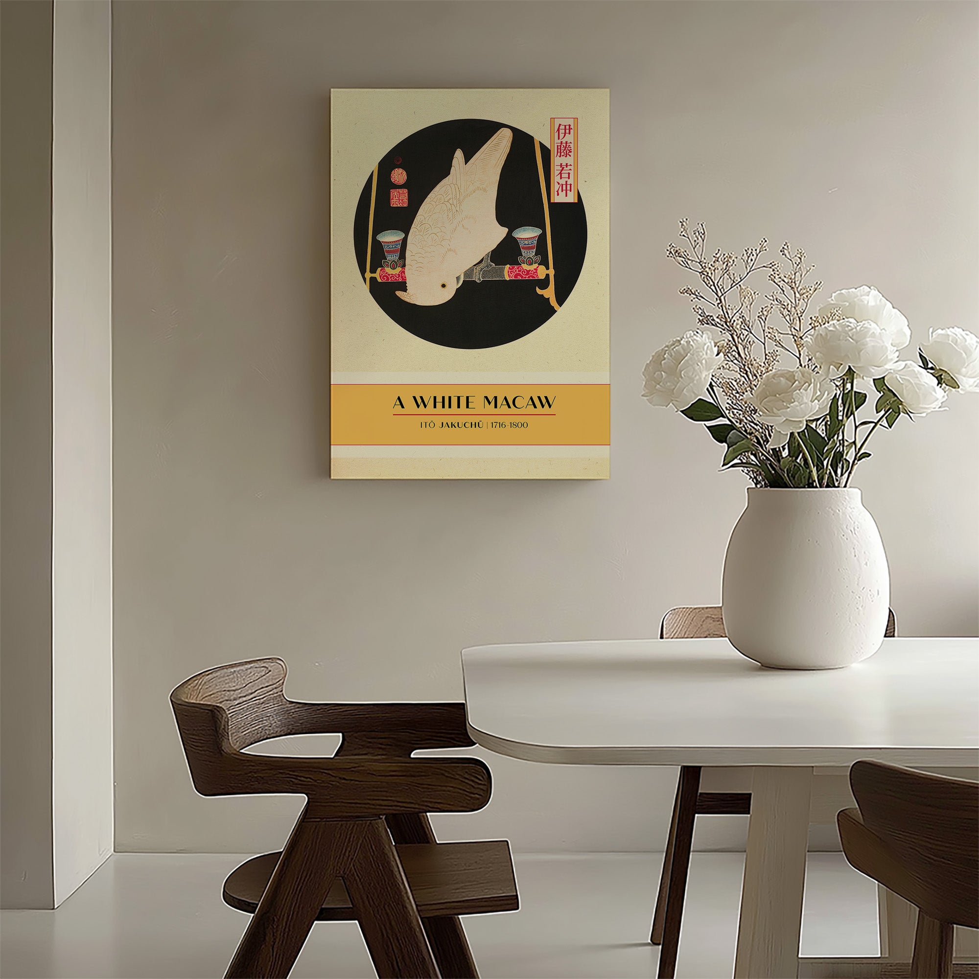 Ein weißer Ara – Galerie-Stil