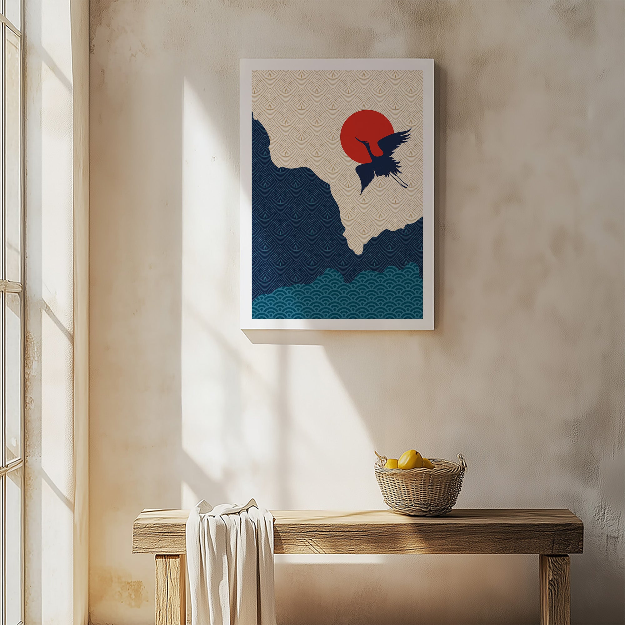 Grue au soleil