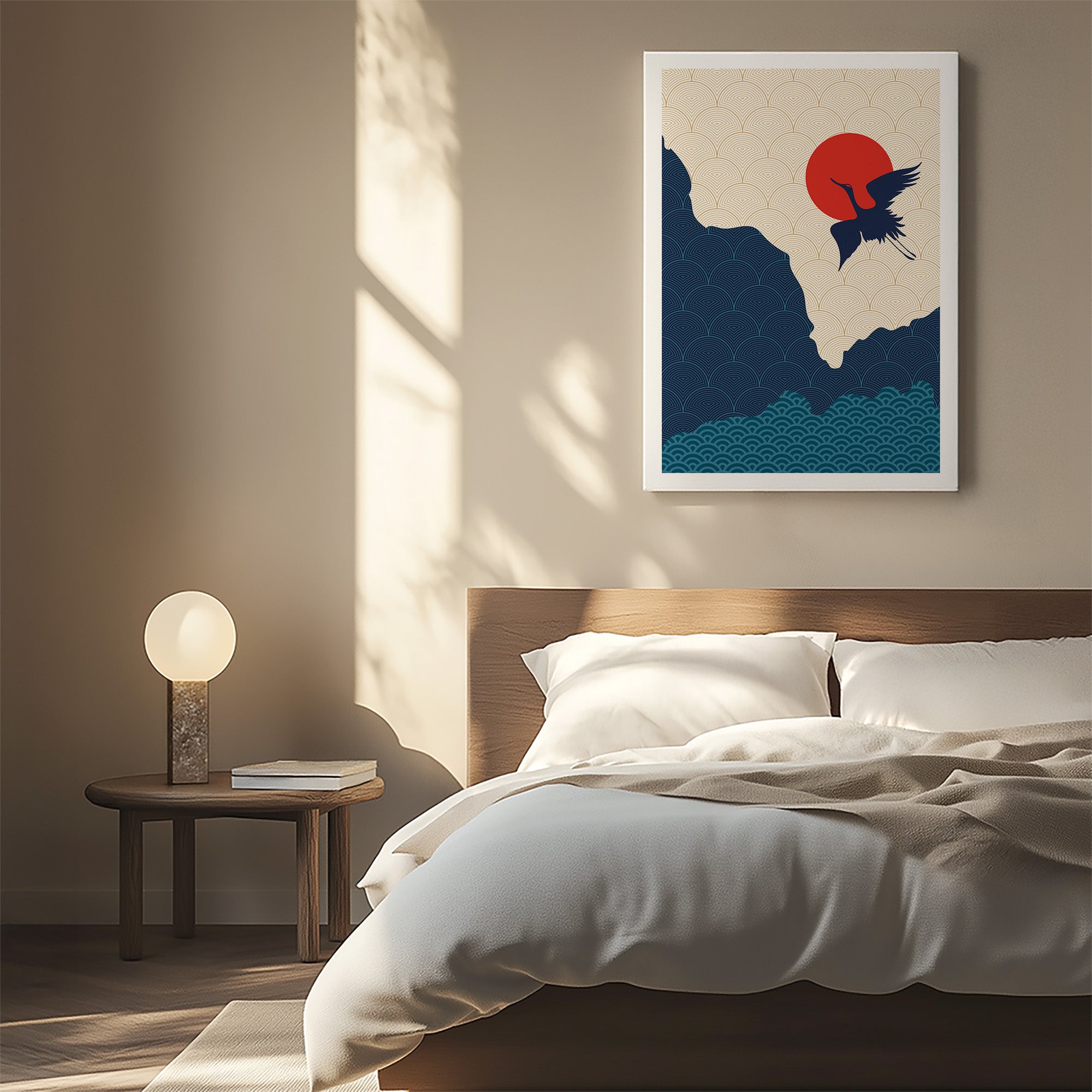 Grue au soleil
