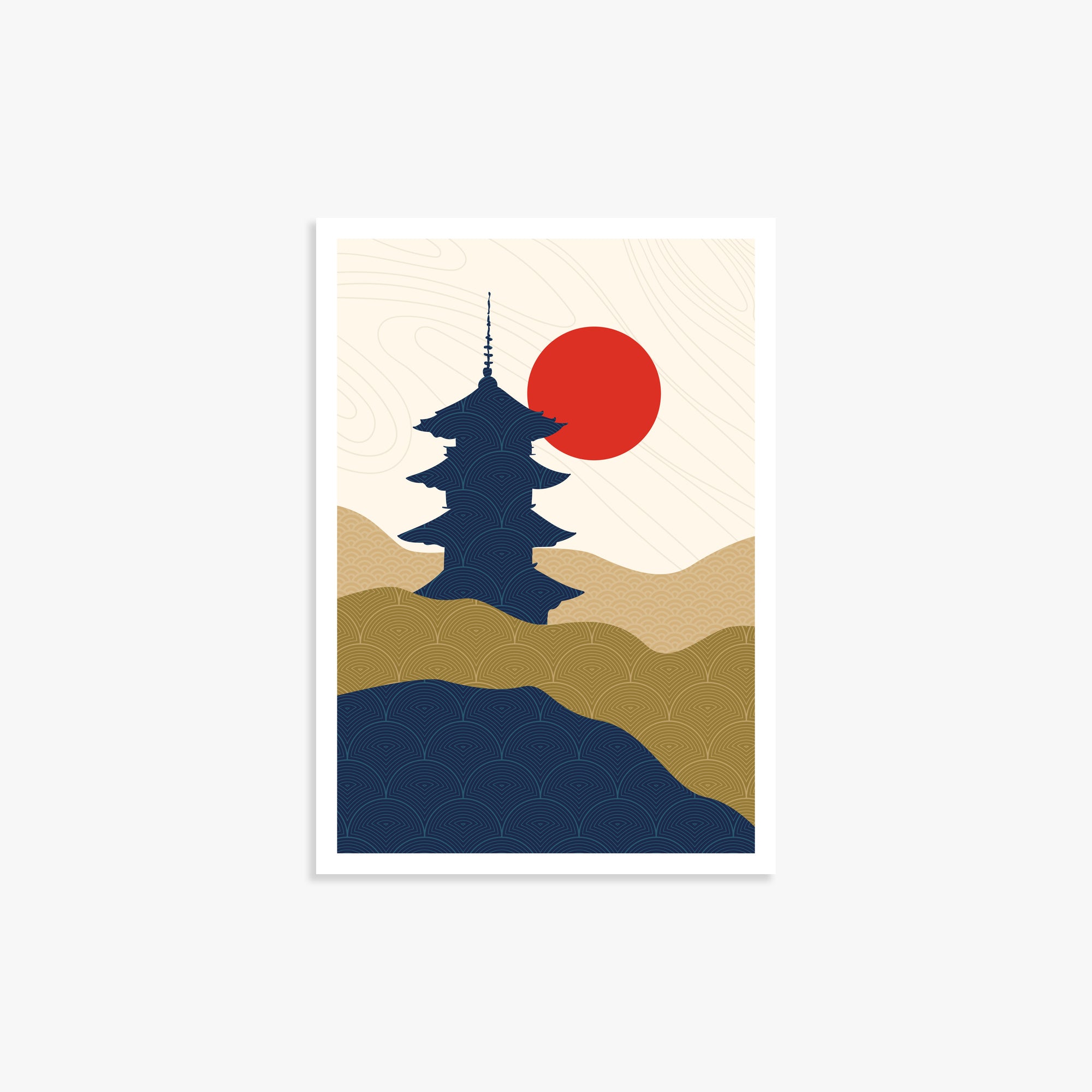 Shrine in the Sun, 21x30cm Poster Unframed