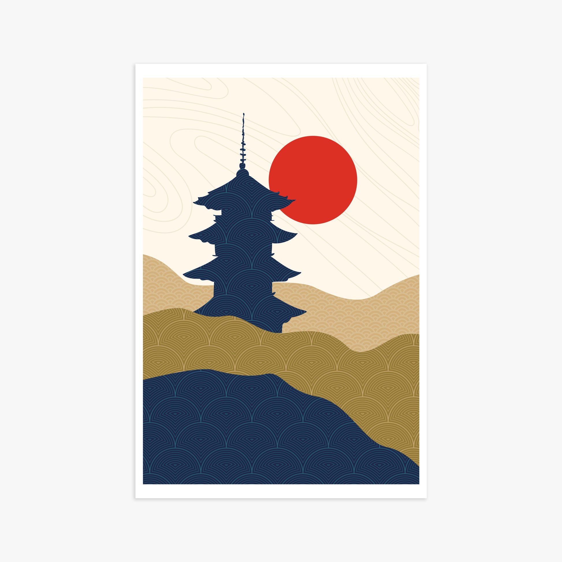 Shrine in the Sun, 61x91cm Poster Unframed