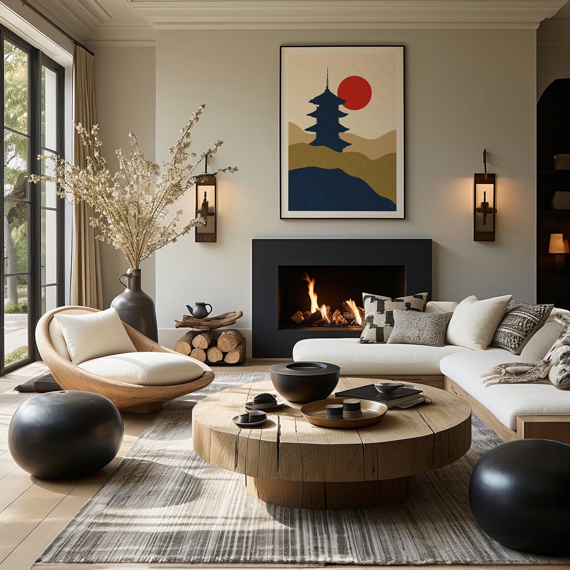 Design Concept No. 39 for Shrine in the Sun Modern Poster Art