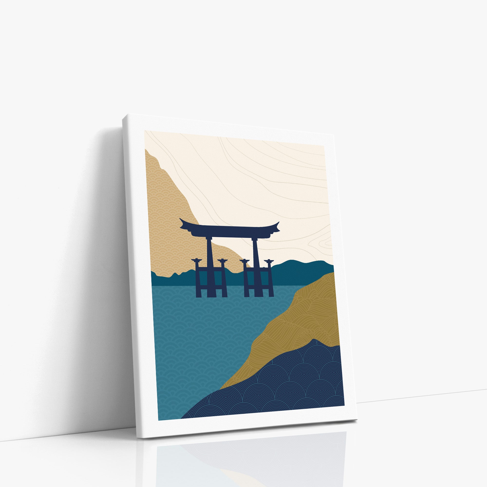 Porte Torii dans l'eau