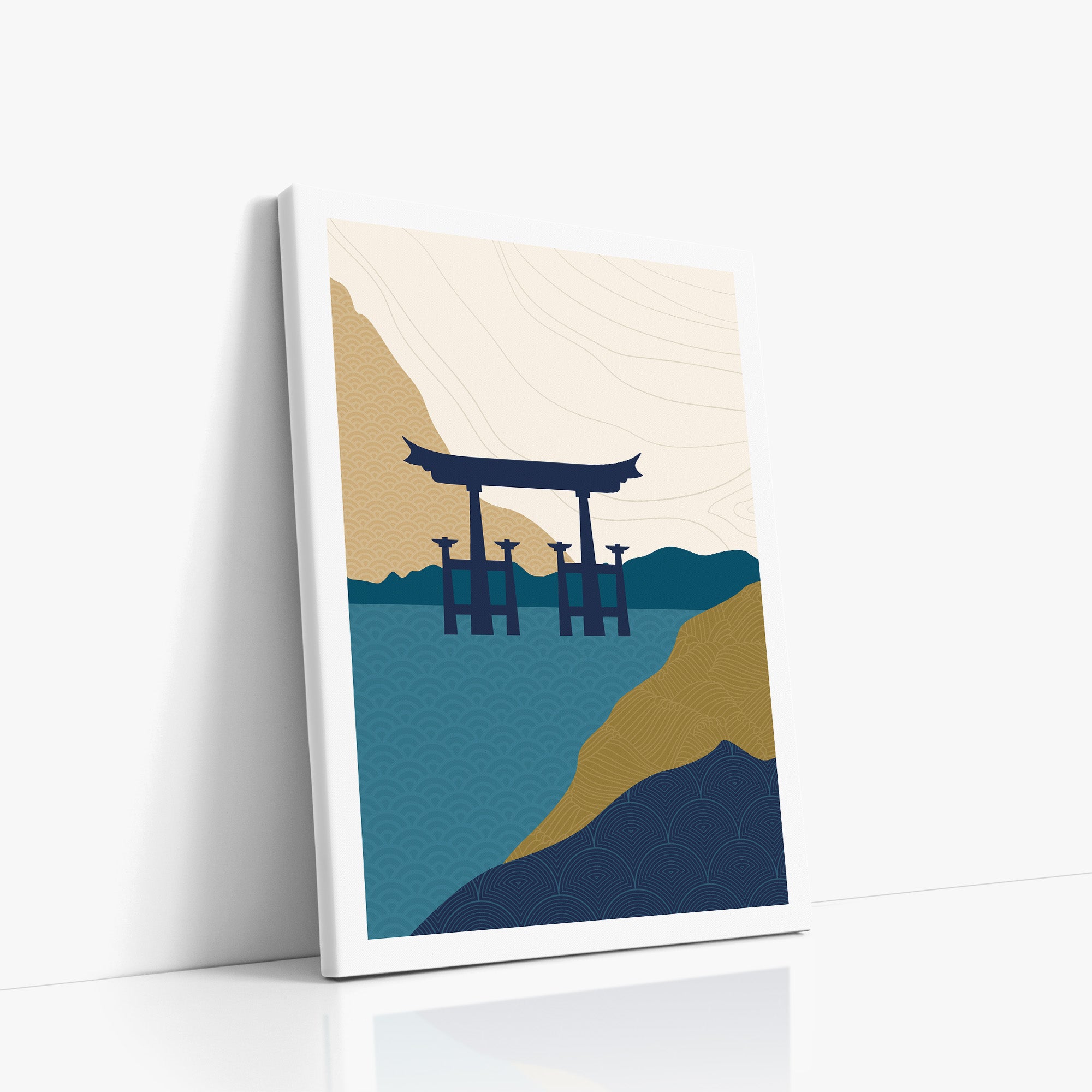 Porte Torii dans l'eau