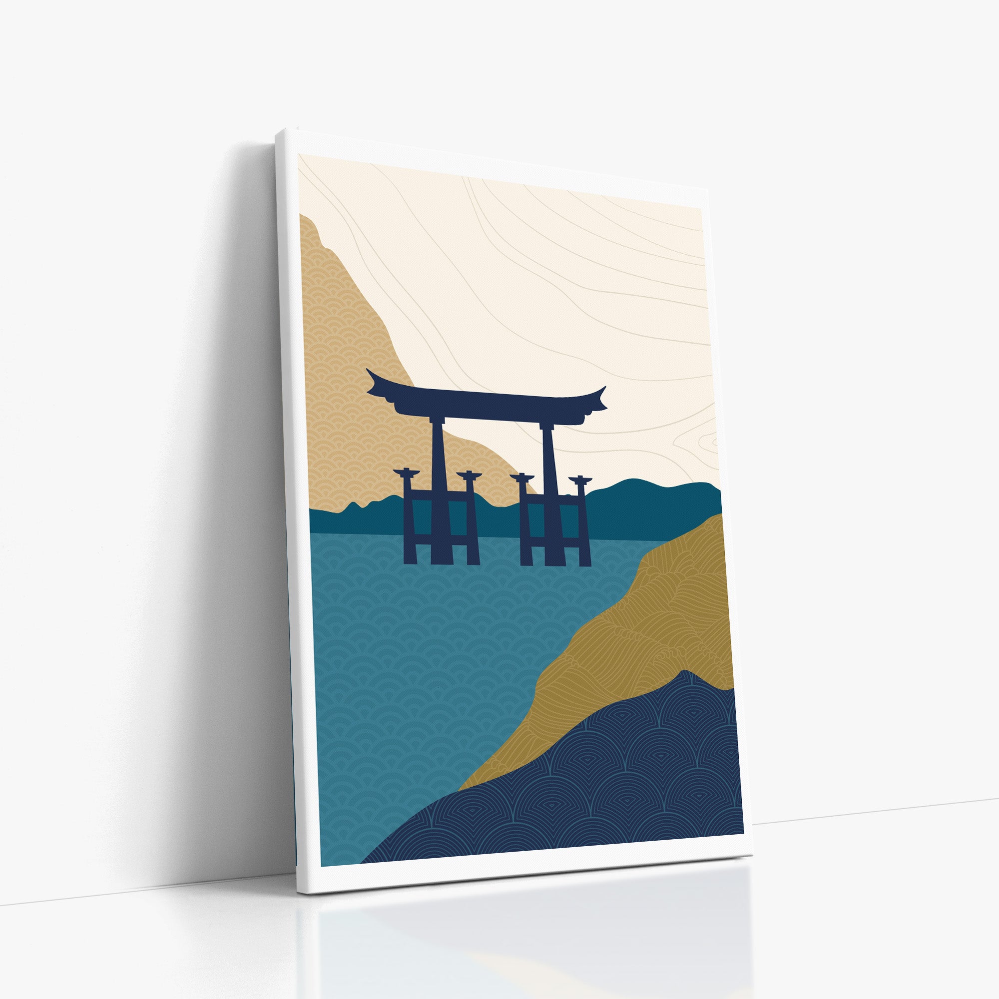 Porte Torii dans l'eau