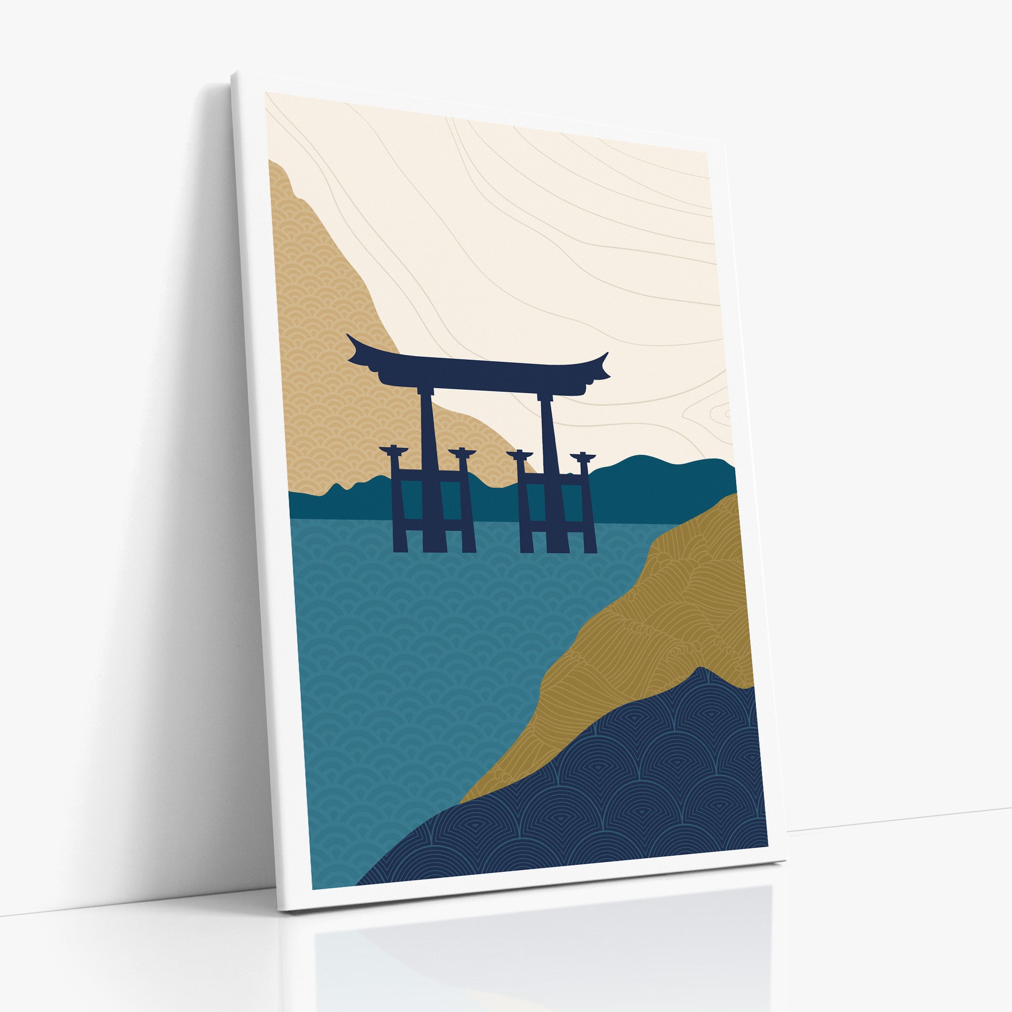 Porte Torii dans l'eau