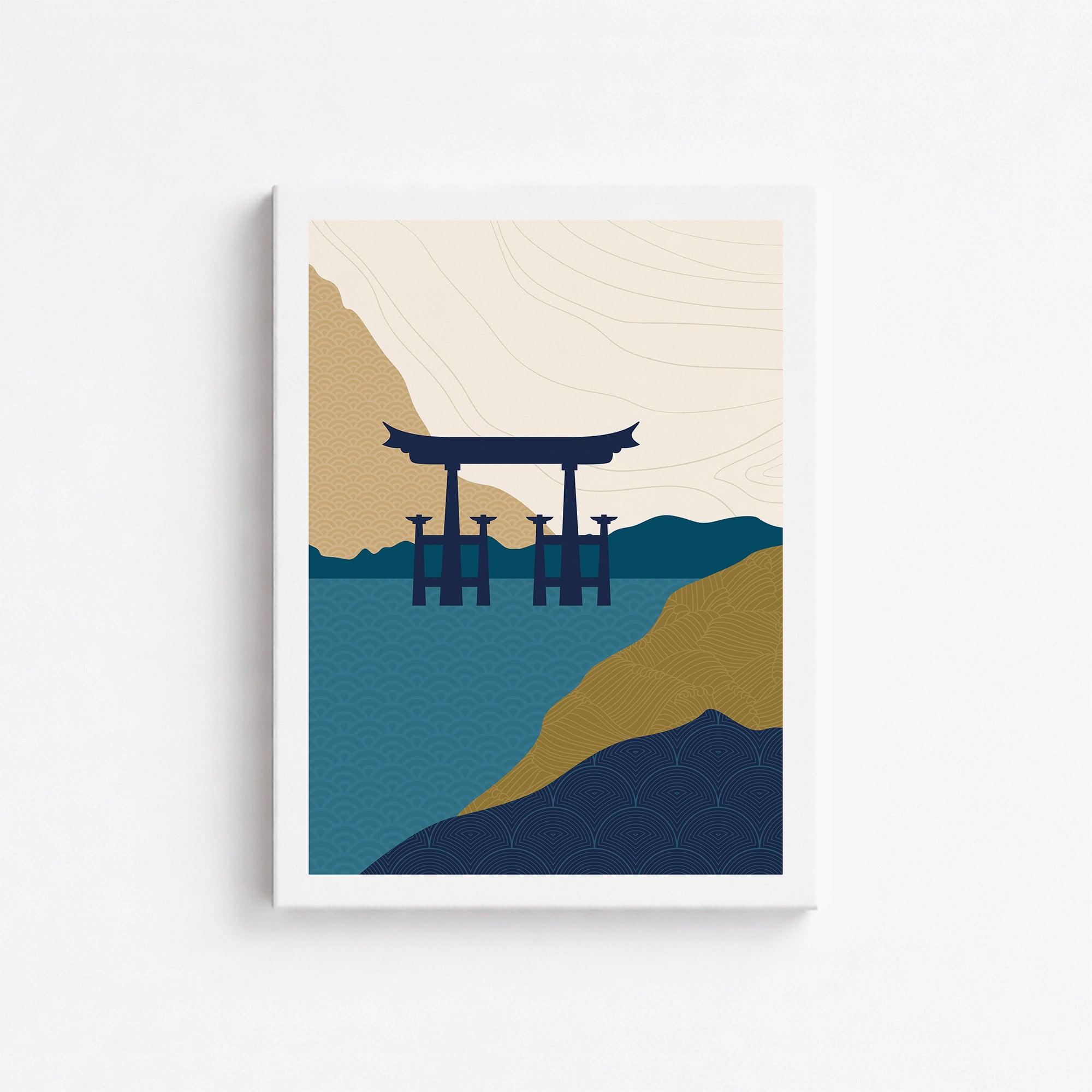 Porte Torii dans l'eau