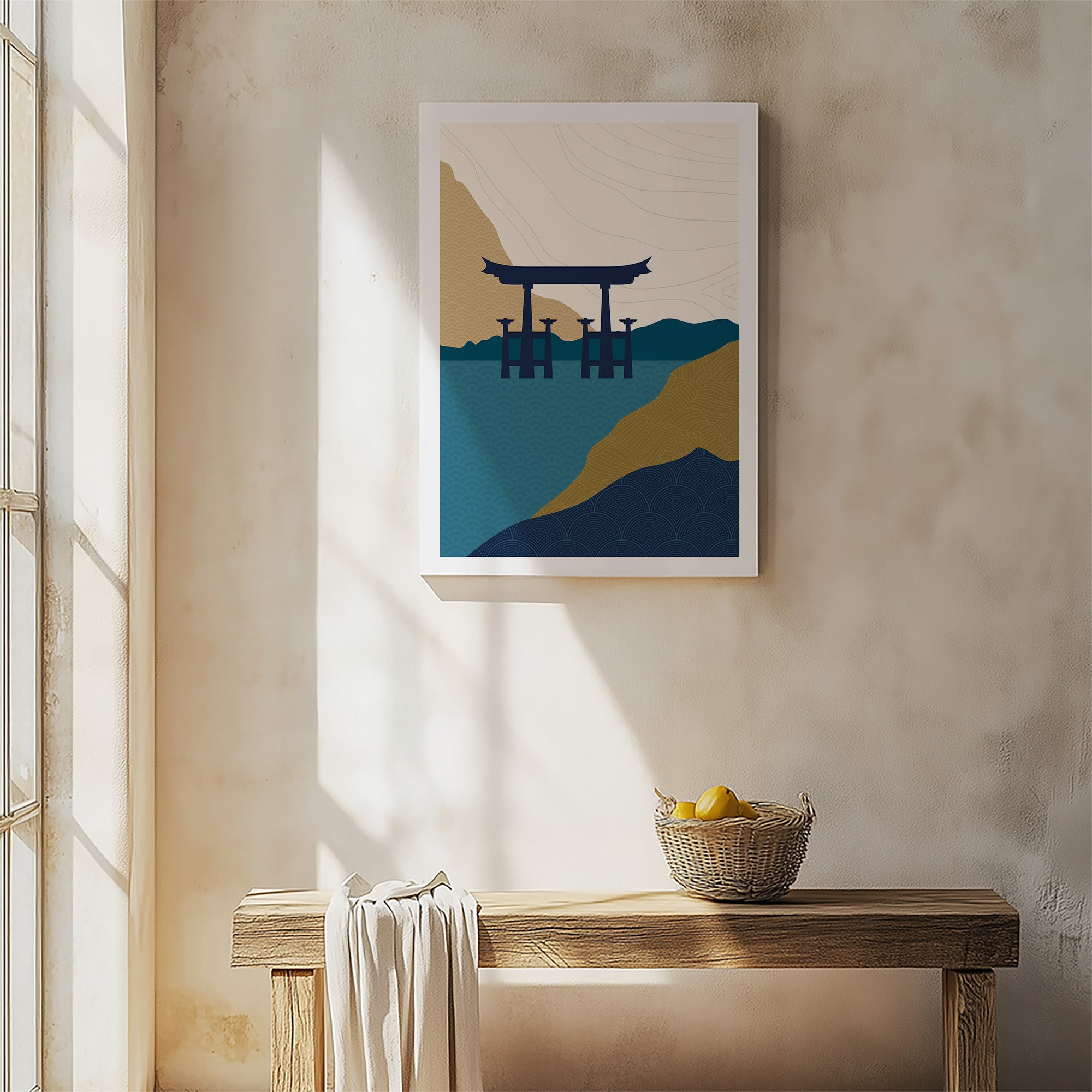 Porte Torii dans l'eau