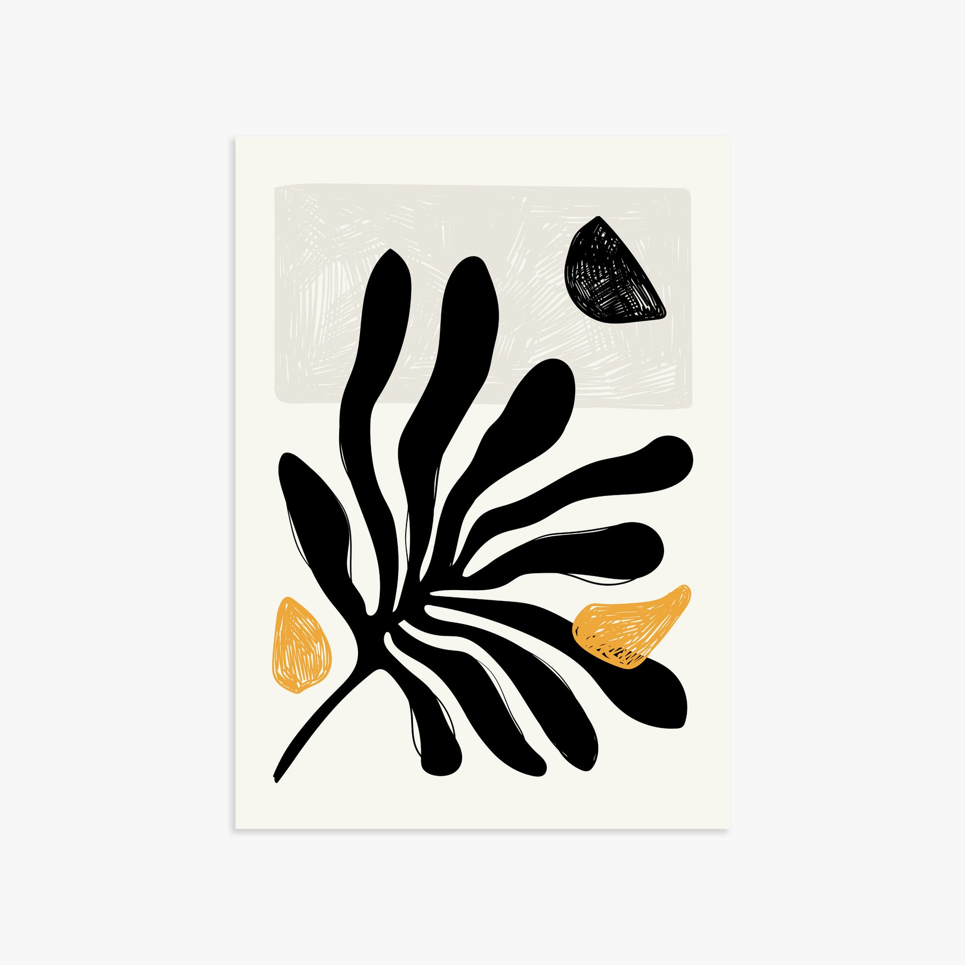Leafs in Wind, 50x70cm Poster Unframed