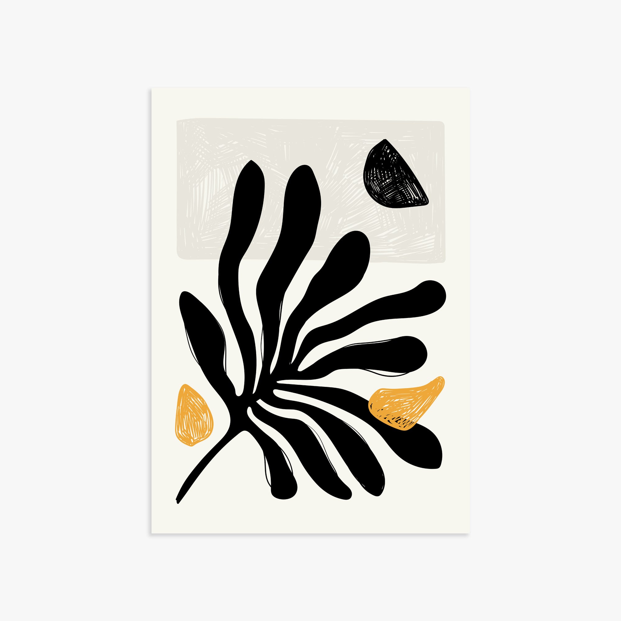 Leafs in Wind, 50x70cm Poster Unframed