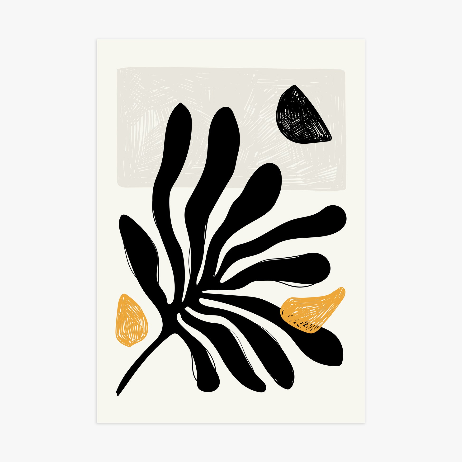 Leafs in Wind, 70x100cm Poster Unframed