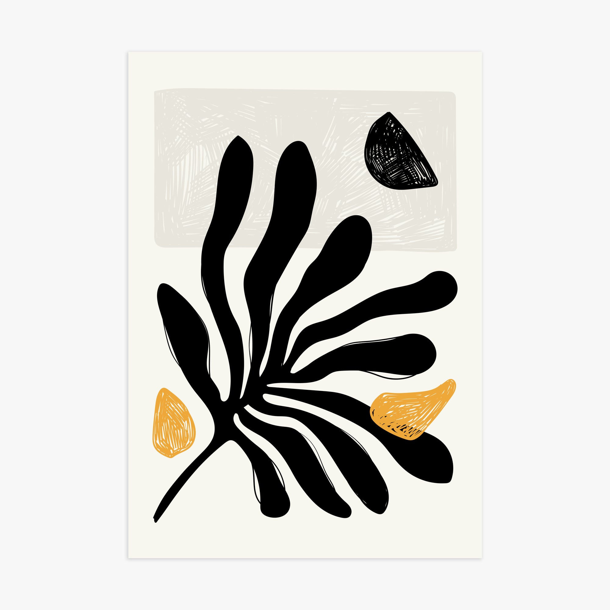 Leafs in Wind, 70x100cm Poster Unframed
