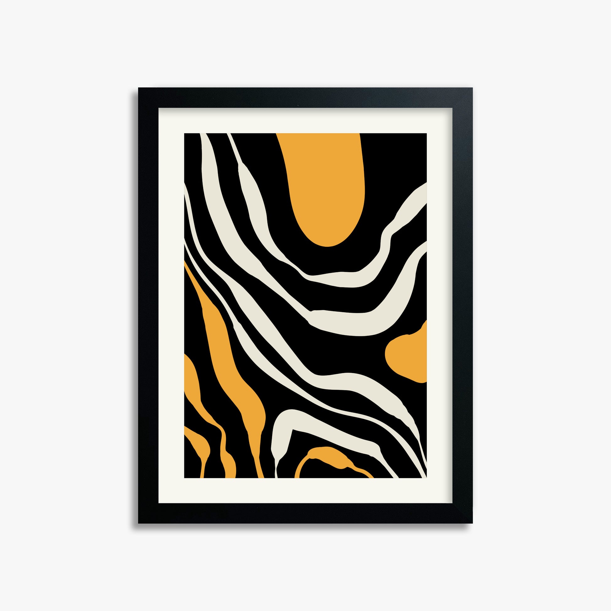 Rivers, 30x40cm Framed Poster With Black Frame
