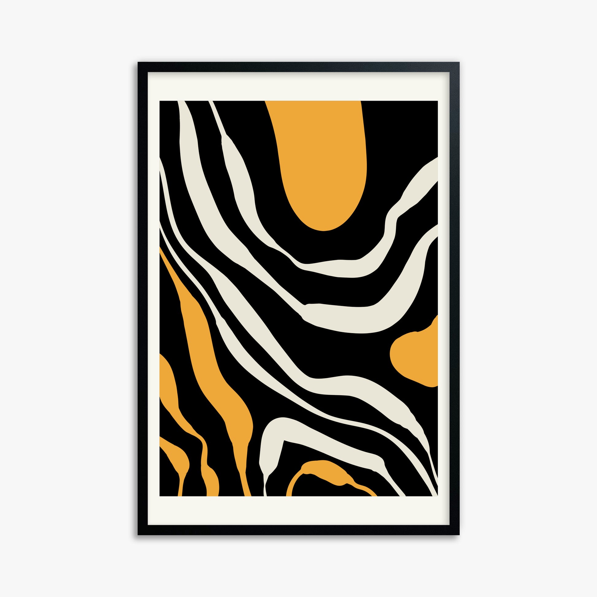 Rivers, 61x91cm Framed Poster With Black Frame