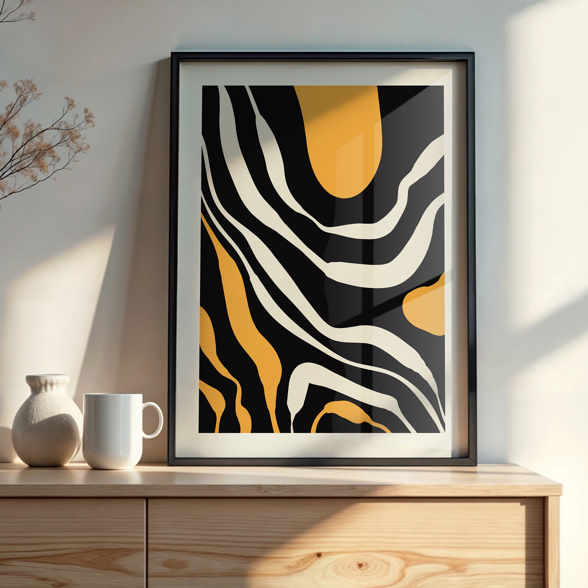 Design Concept No. 22 for Rivers Modern Poster Art