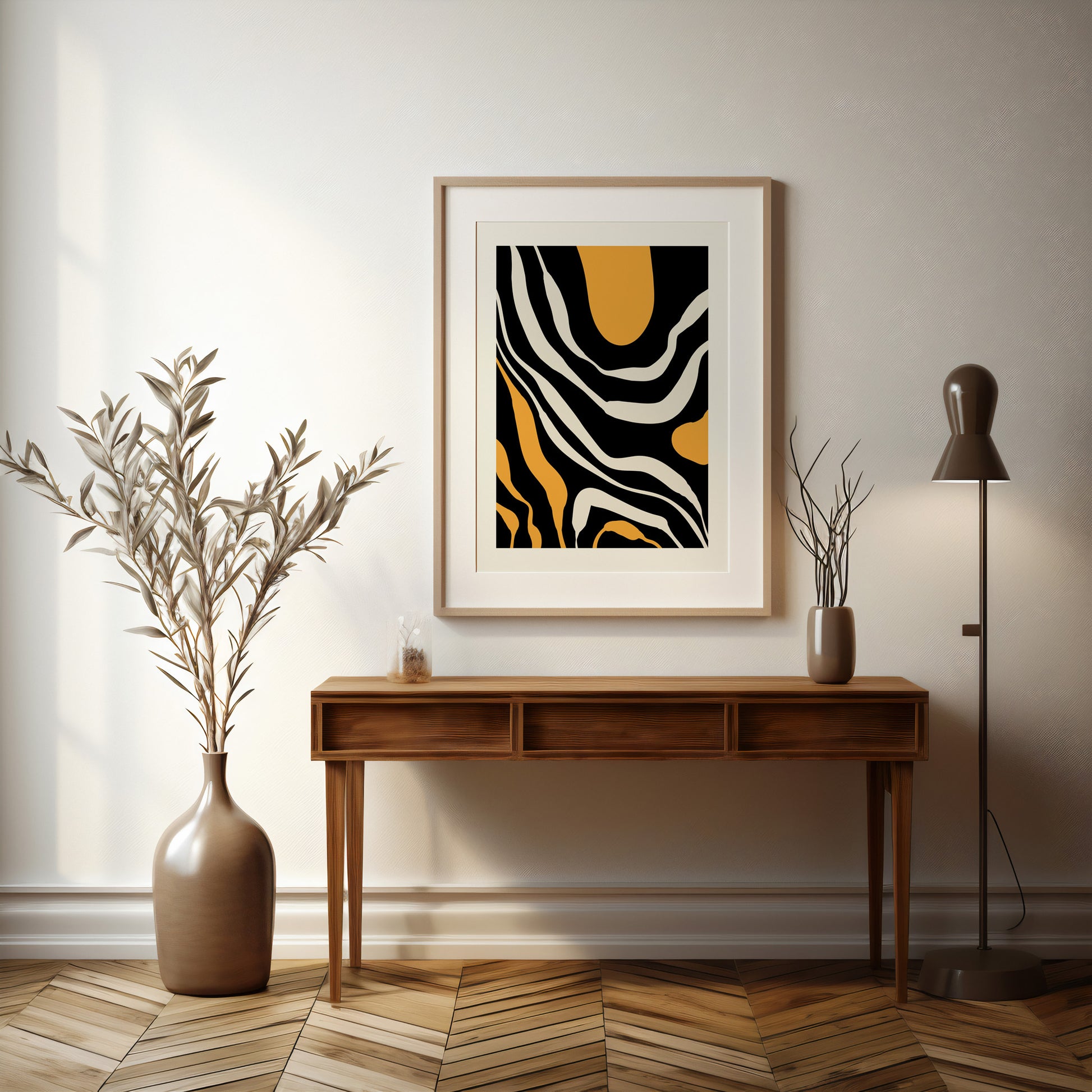 Design Concept No. 37 for Rivers Modern Poster Art
