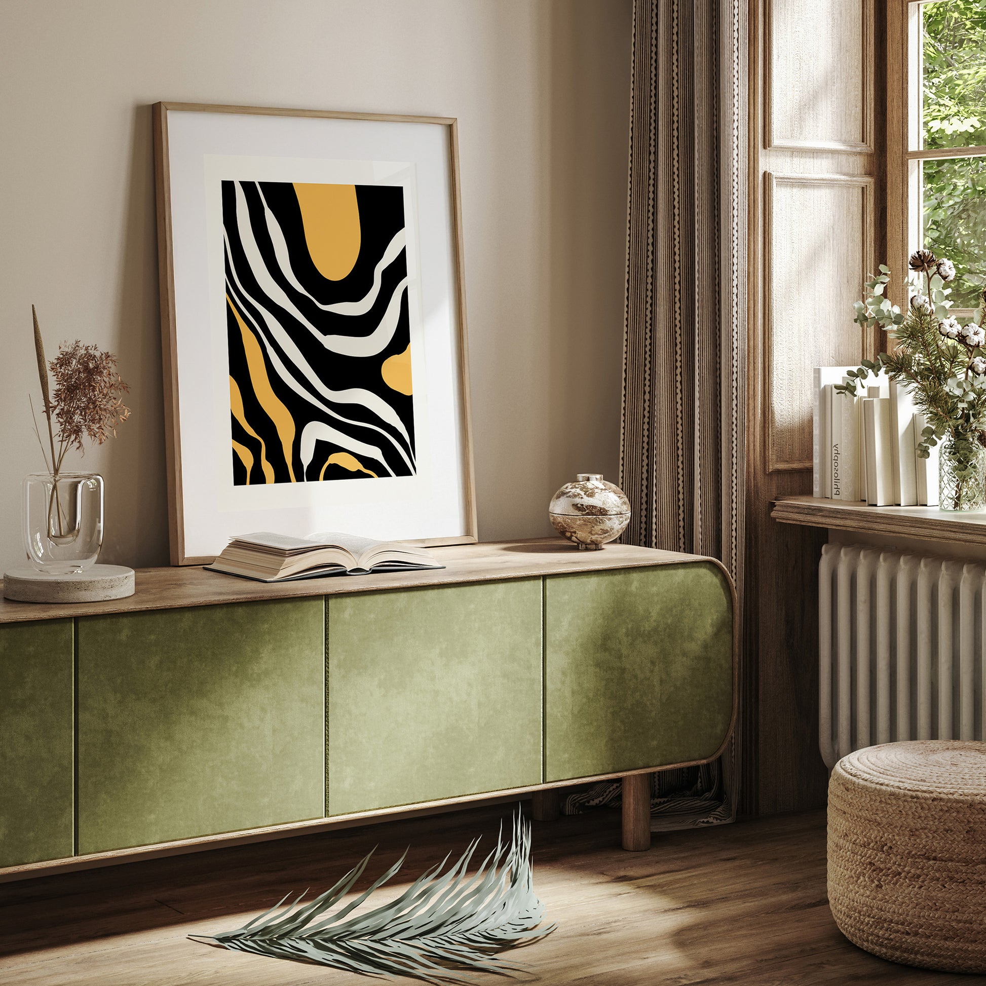 Design Concept No. 23 for Rivers Modern Poster Art