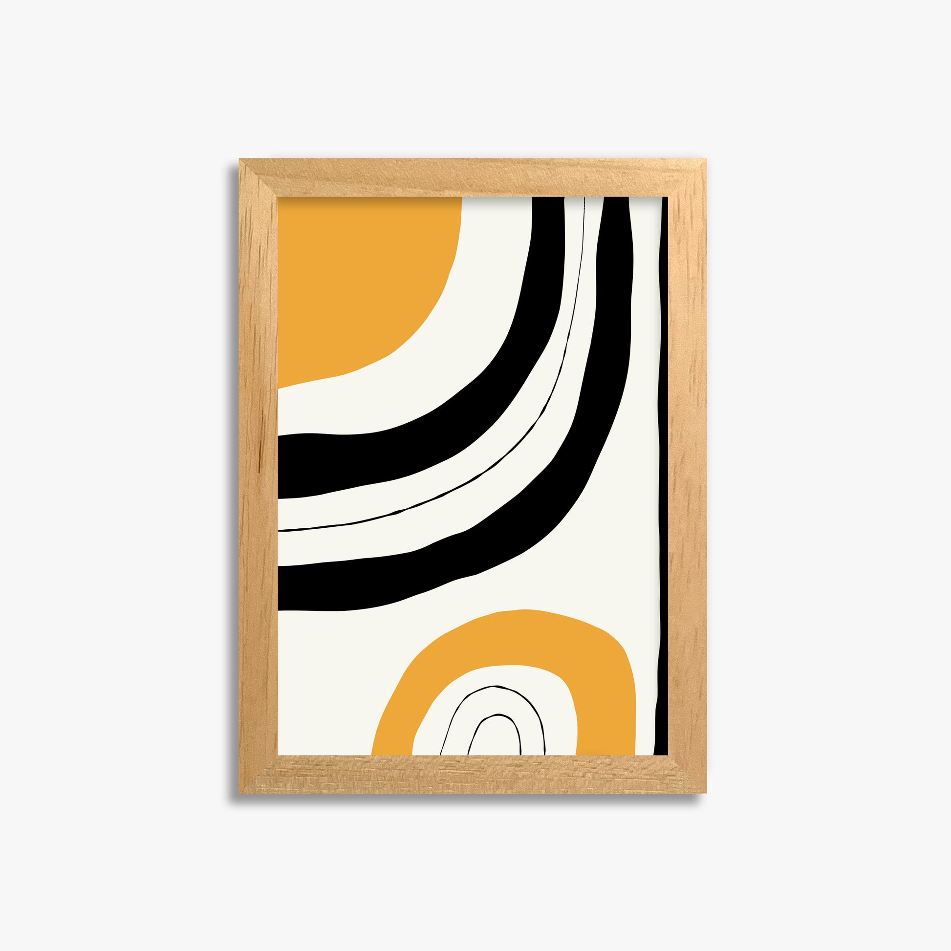 Sunbeams, 21x30cm Framed Poster With Oak Frame