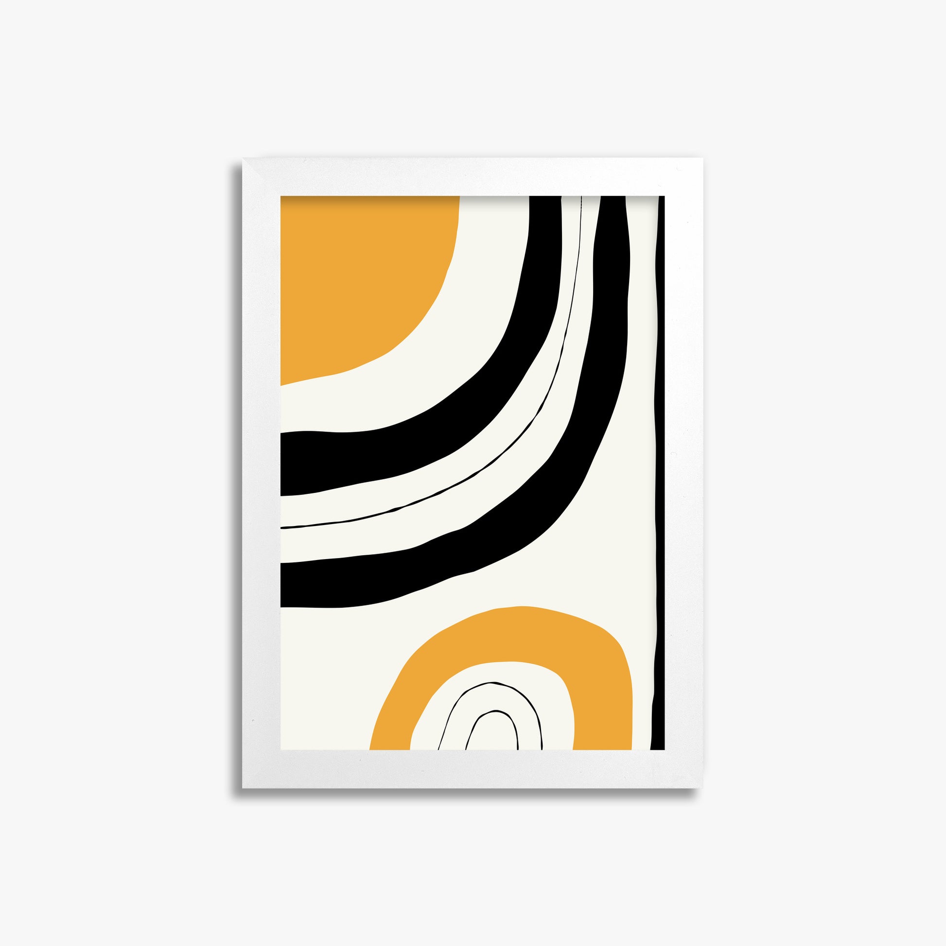 Sunbeams, 21x30cm Framed Poster With White Frame