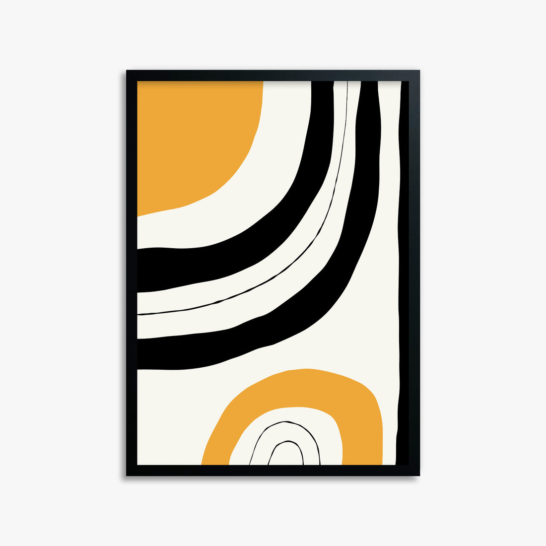Sunbeams, 50x70cm Framed Poster With Black Frame