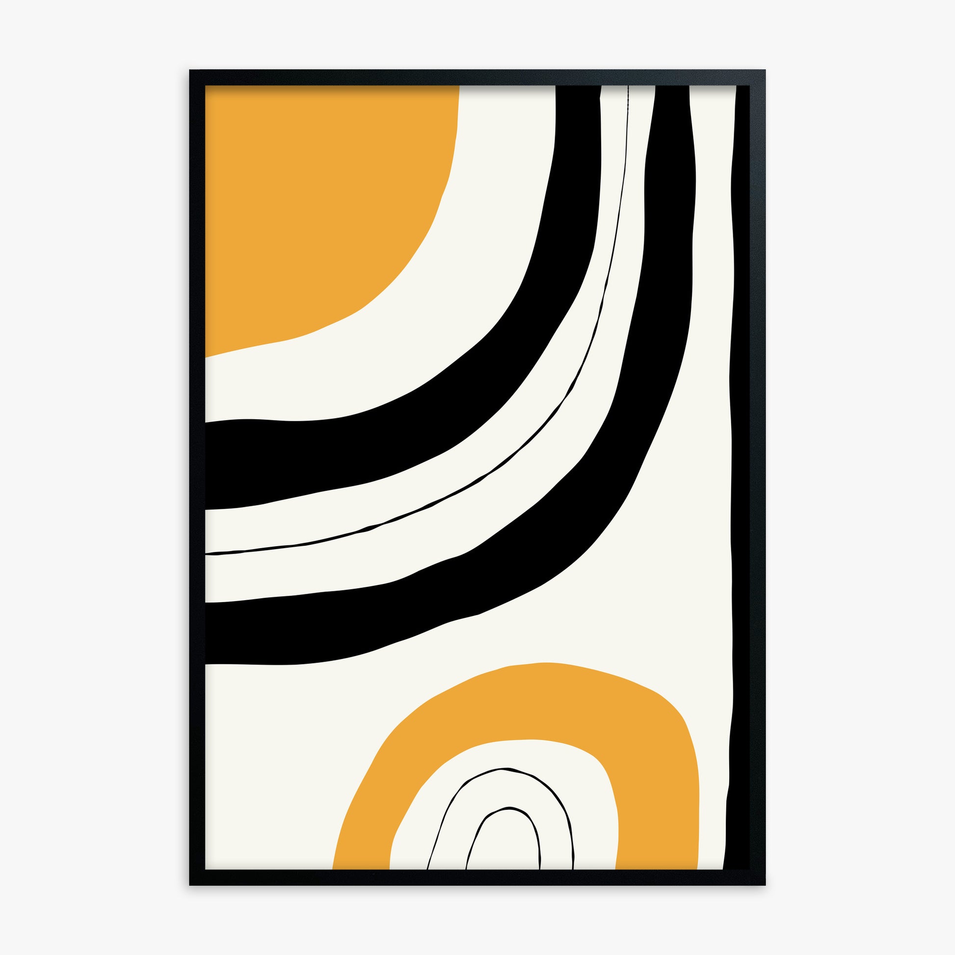 Sunbeams, Black Framed Poster With Black Frame