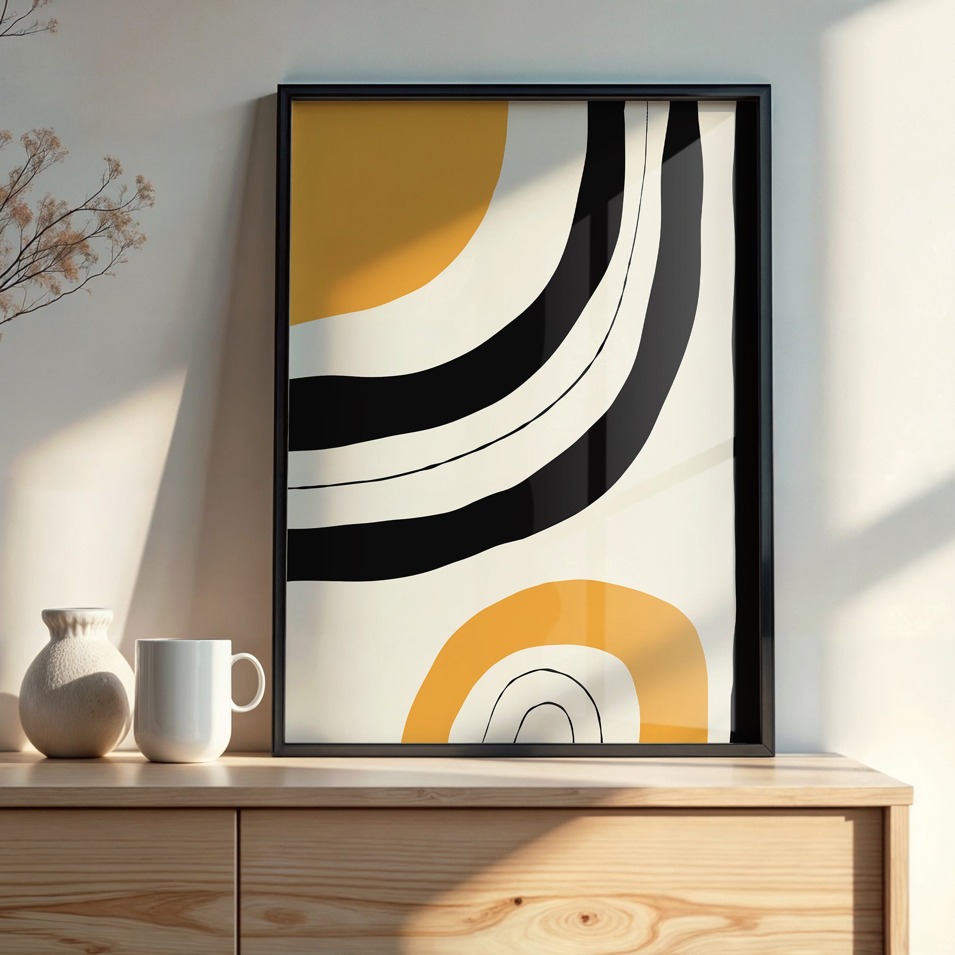 Design Concept No. 22 for Sunbeams Modern Poster Art