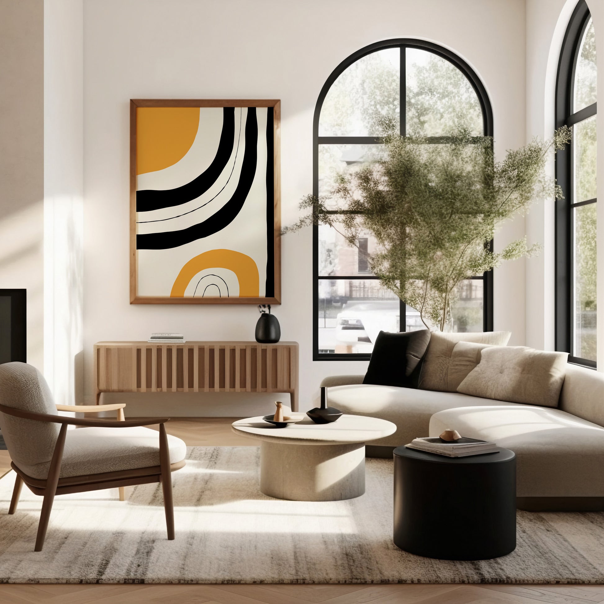Design Concept No. 40 for Sunbeams Modern Poster Art