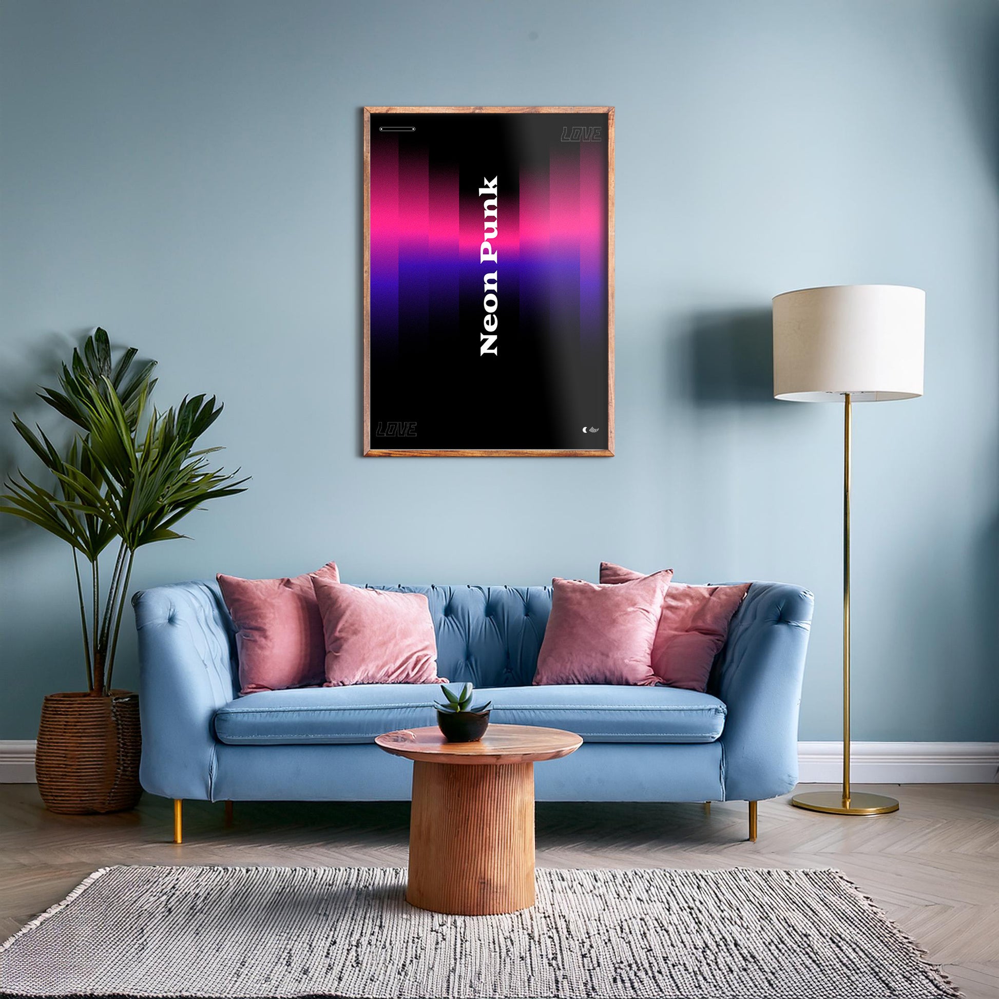 Design Concept No. 28 for VerticalNeon Modern Poster Art