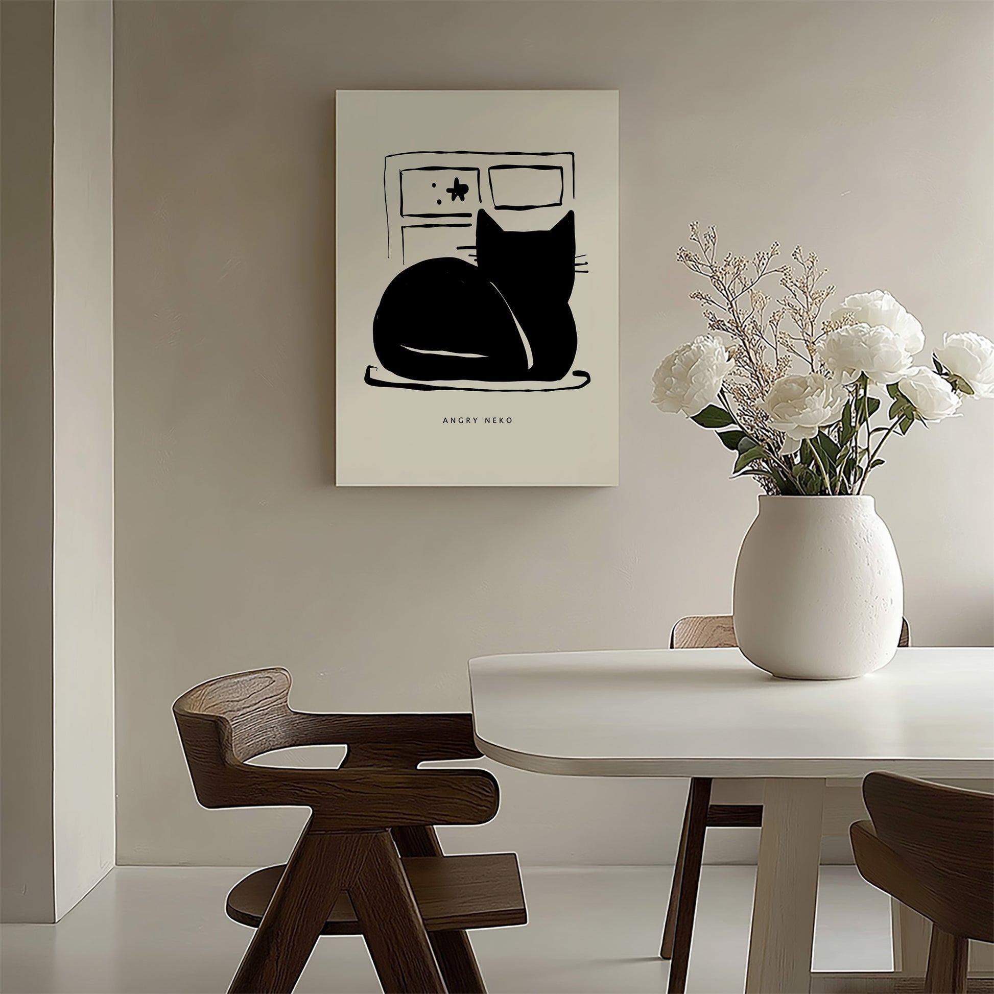 Design Concept No. 58 for Nope Modern Poster Art