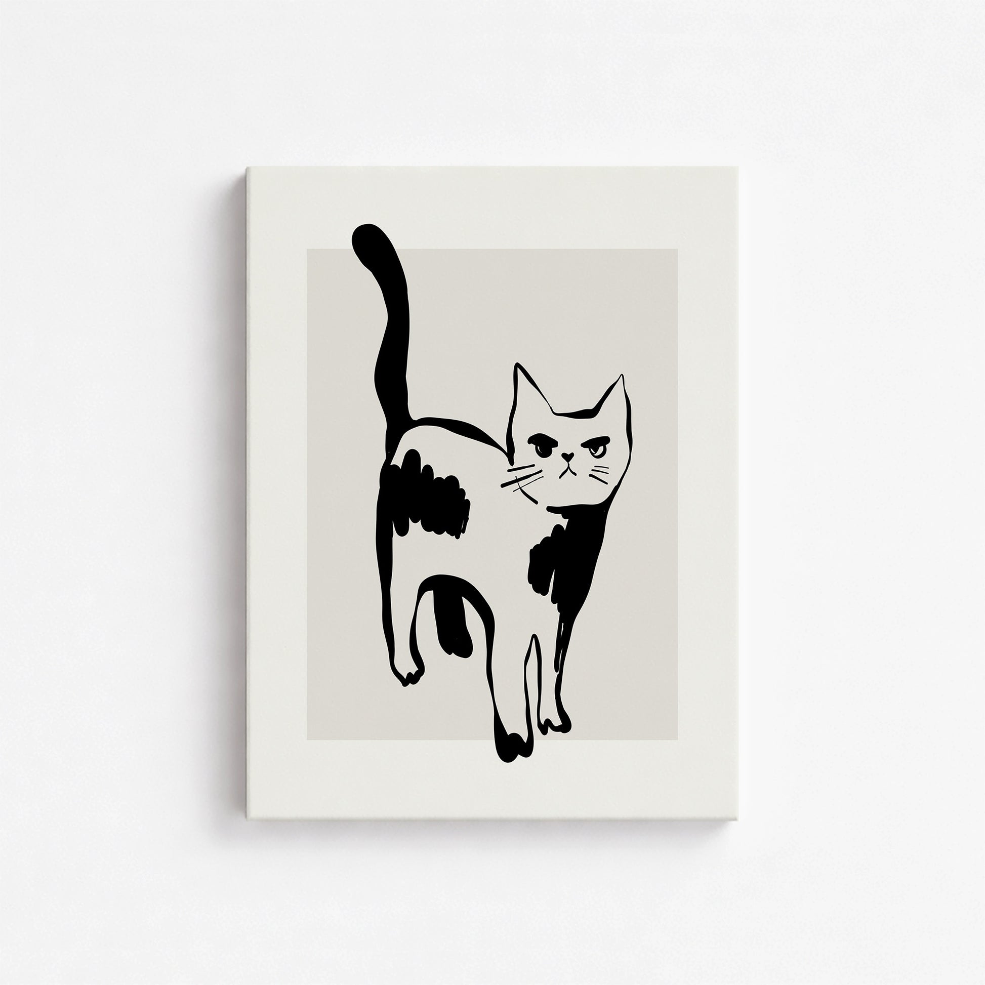 Huh?, 30x40cm Satin Canvas Art Reproduction