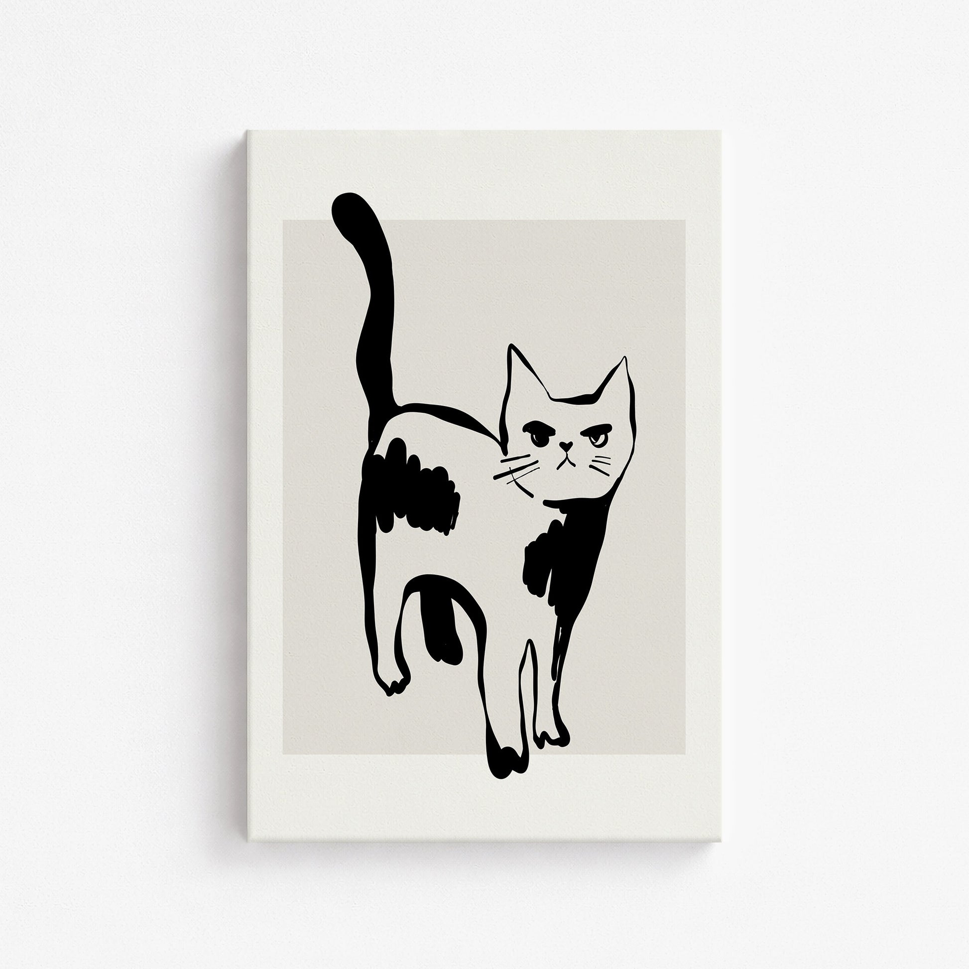 Huh?, 61x91cm Satin Canvas Art Reproduction