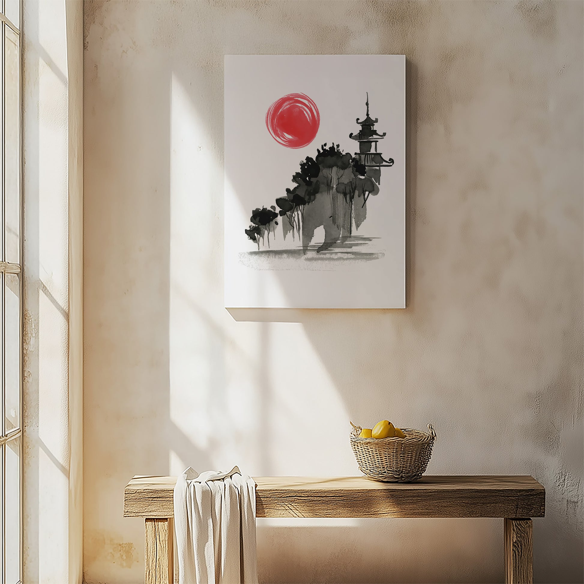 Design Concept No. 54 for Castle in the Sun Modern Poster Art