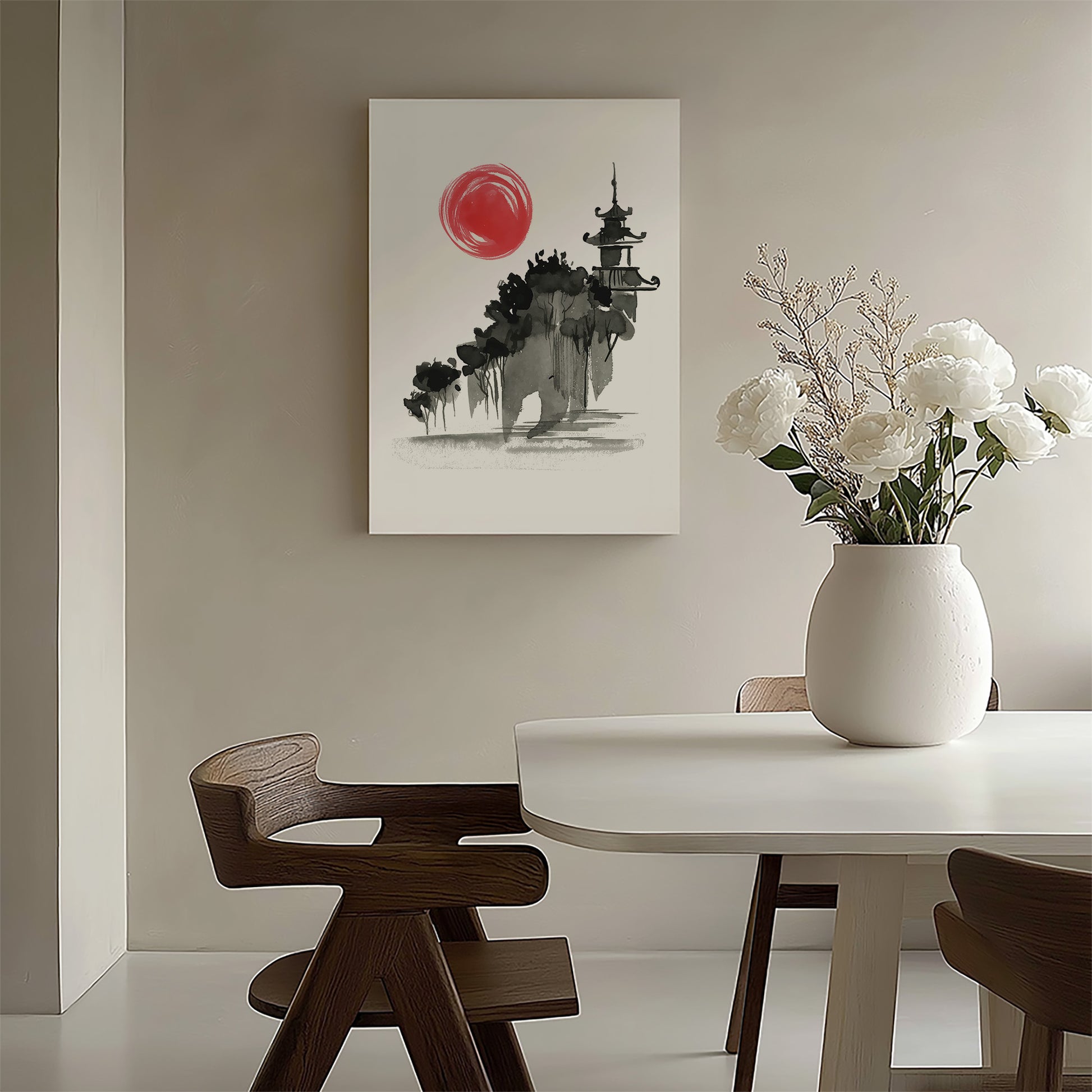 Design Concept No. 58 for Castle in the Sun Modern Poster Art