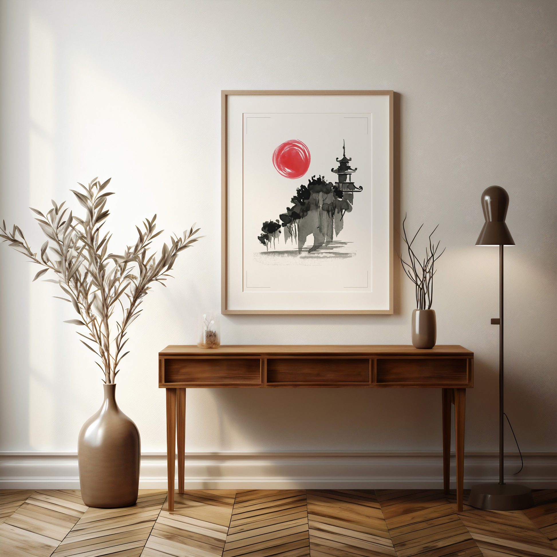 Design Concept No. 37 for Castle in the Sun Modern Poster Art