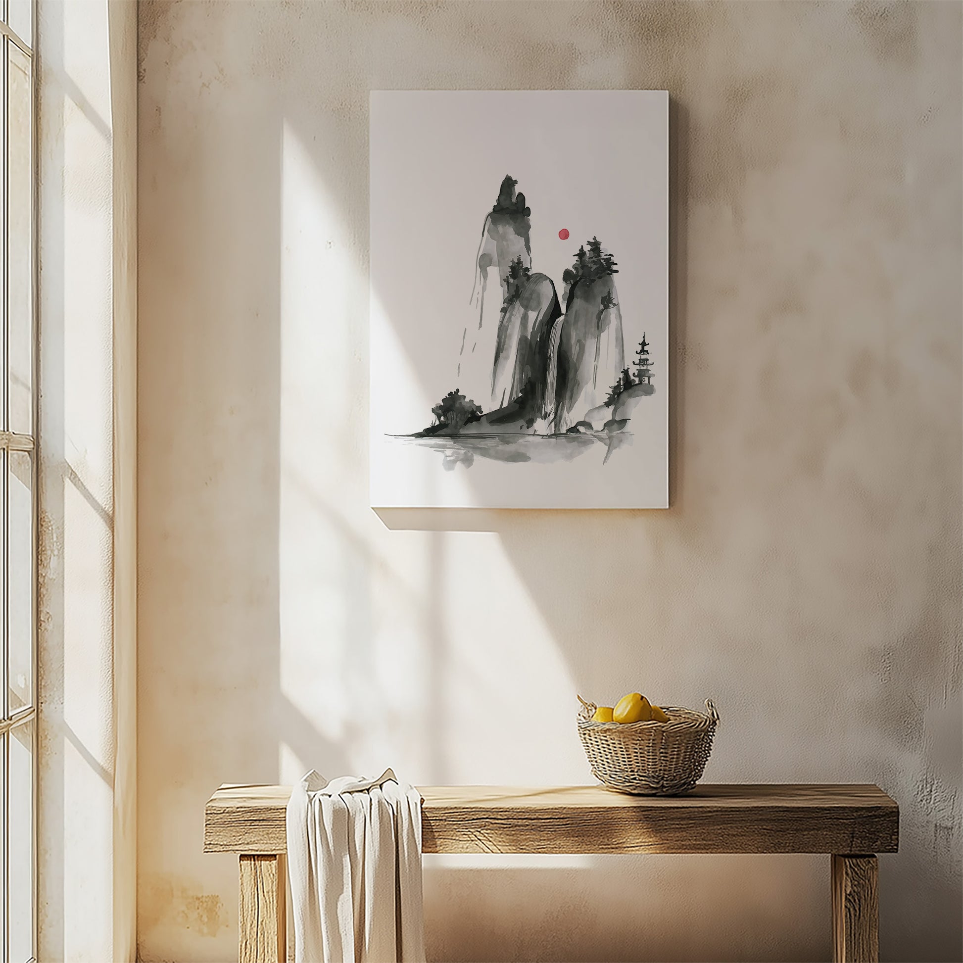 Design Concept No. 54 for Shrine on a Hill Modern Poster Art