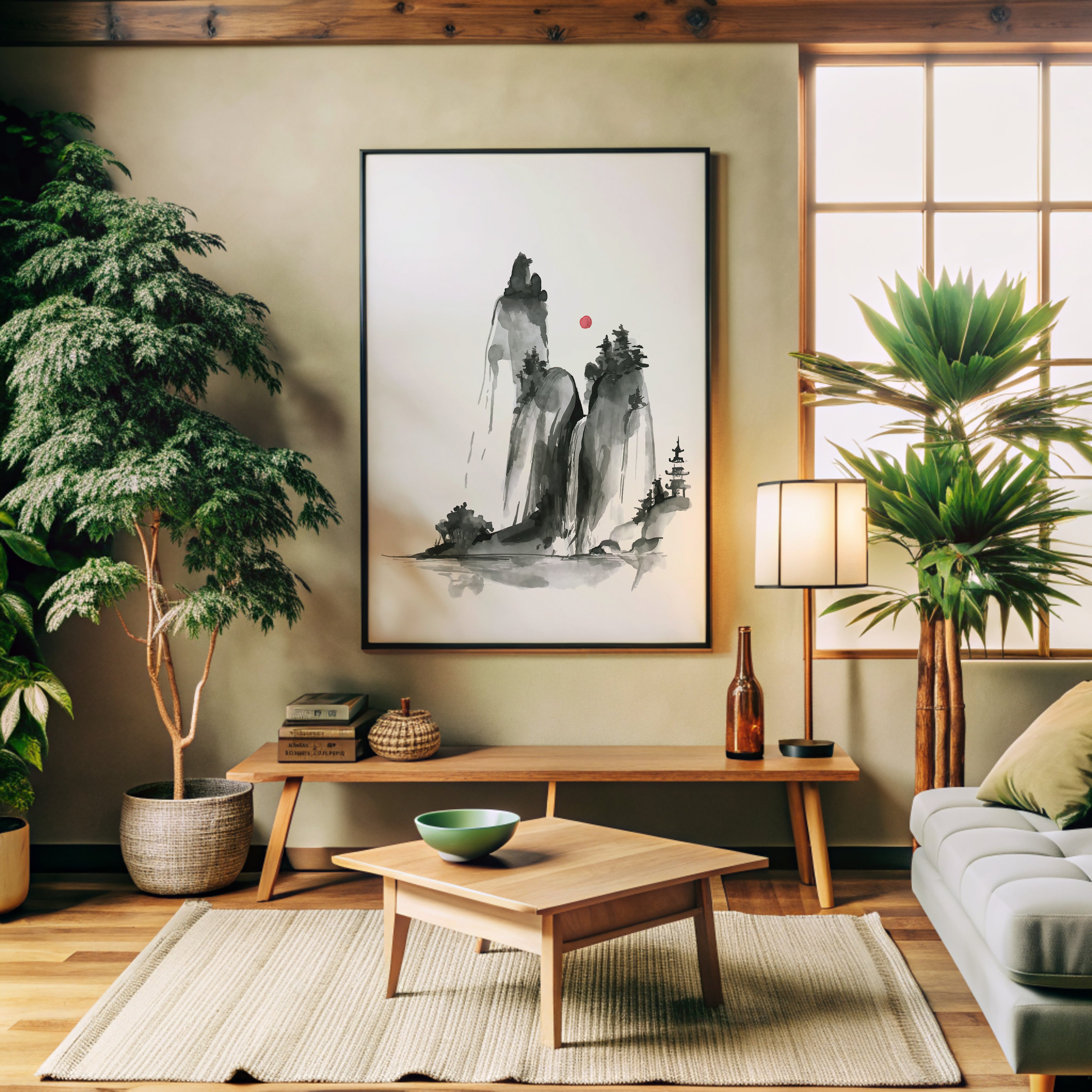 Design Concept No. 32 for Shrine on a Hill Modern Poster Art