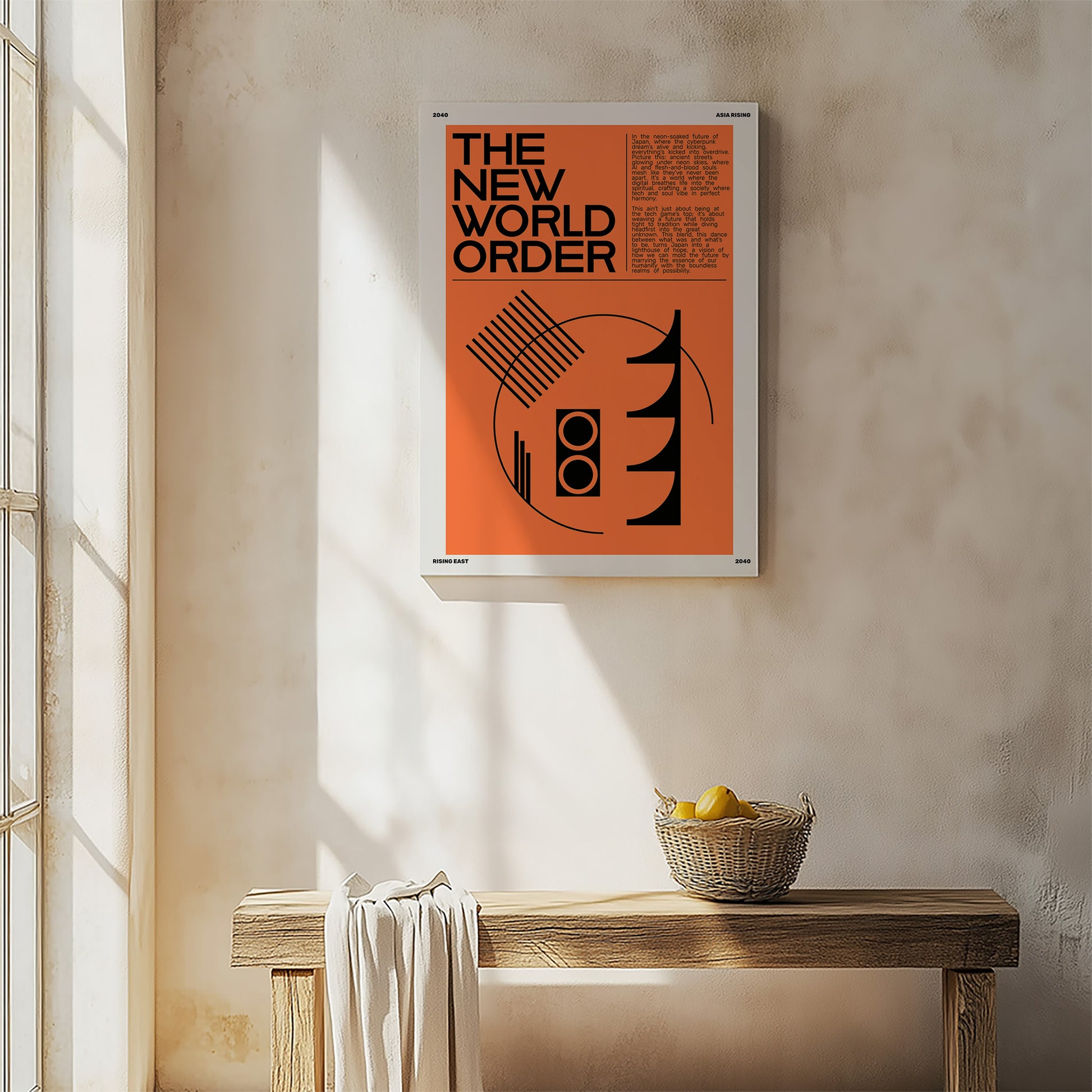 Design Concept No. 54 for The New World Order Modern Poster Art