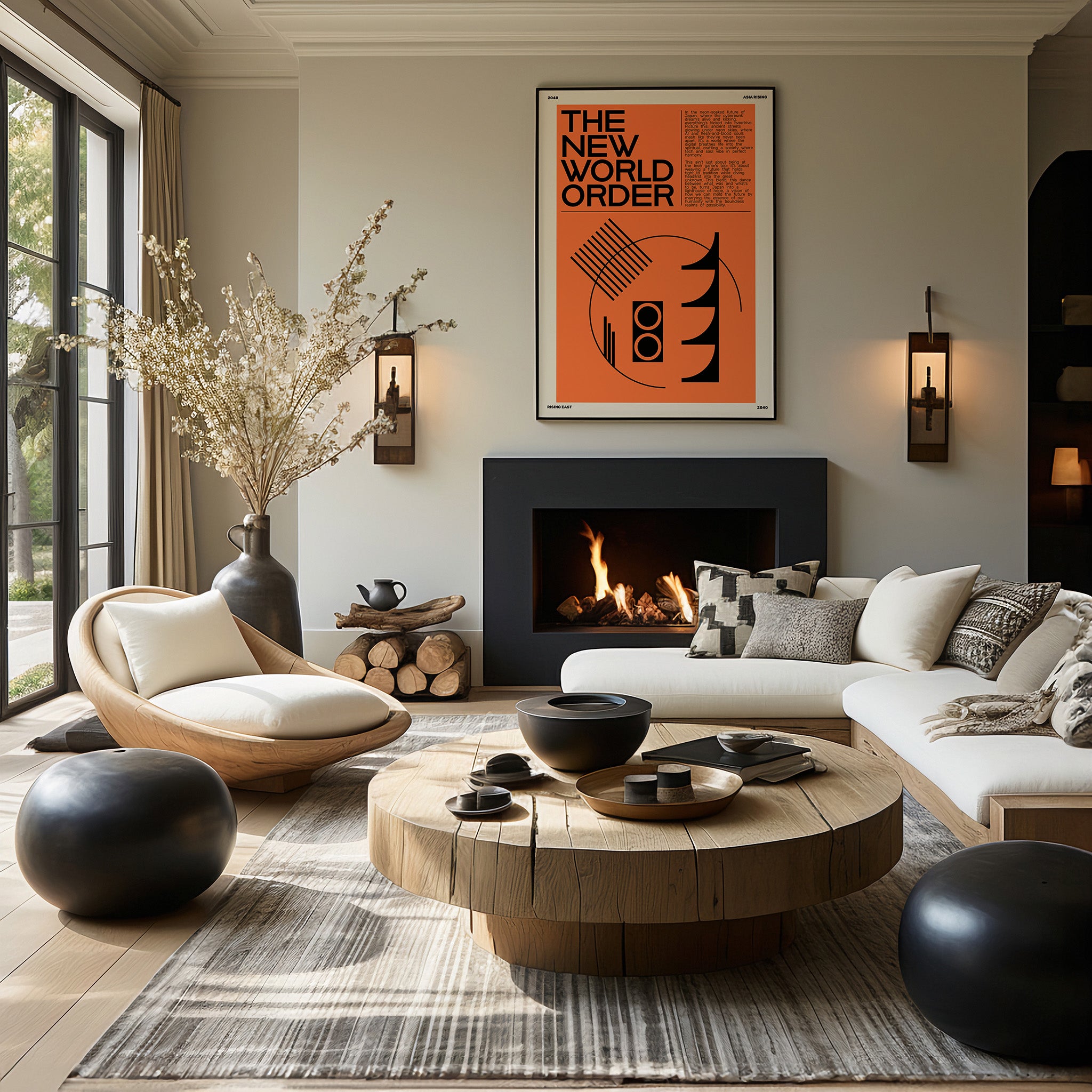 Design Concept No. 39 for The New World Order Modern Poster Art