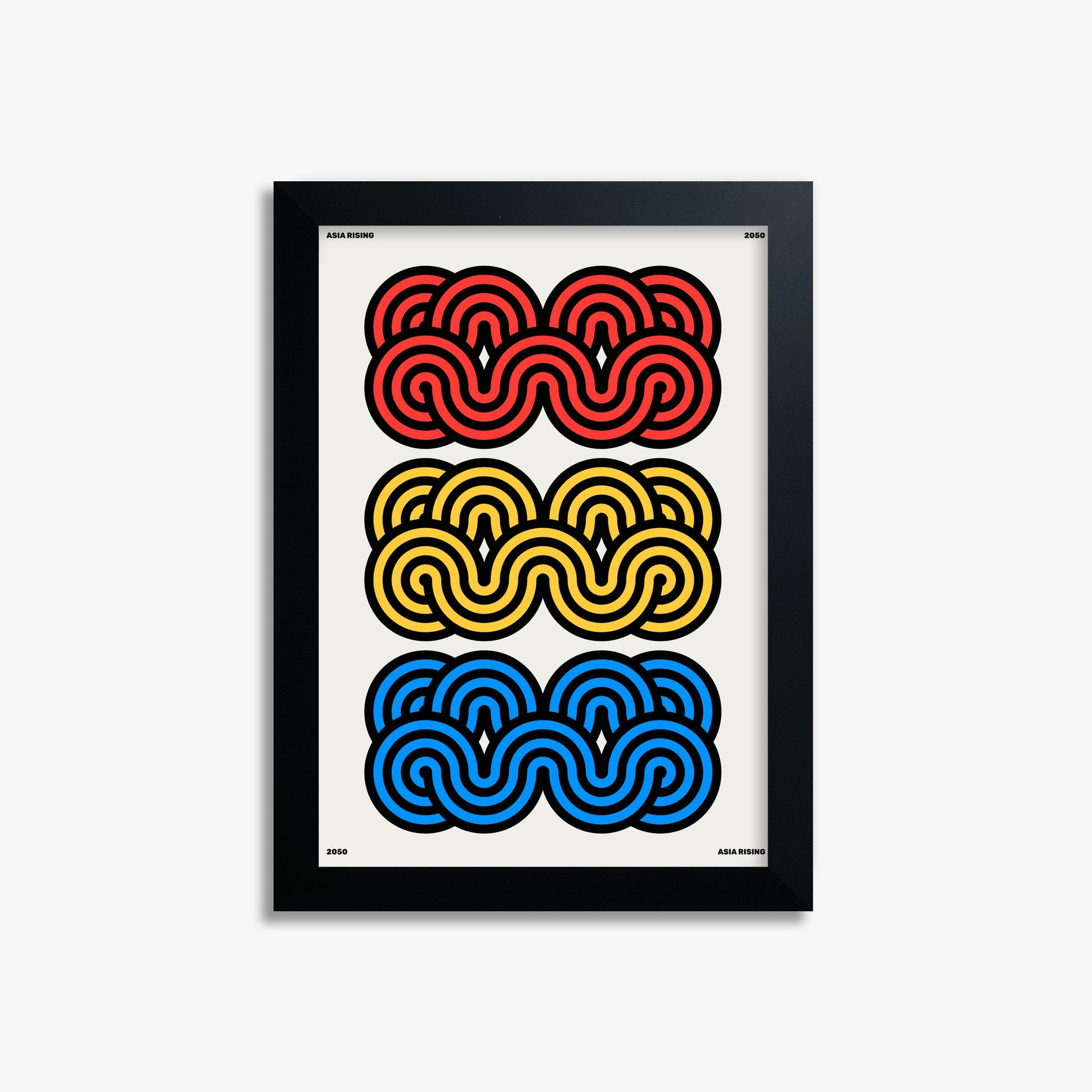 Clouds, 21x30cm Framed Poster With Black Frame