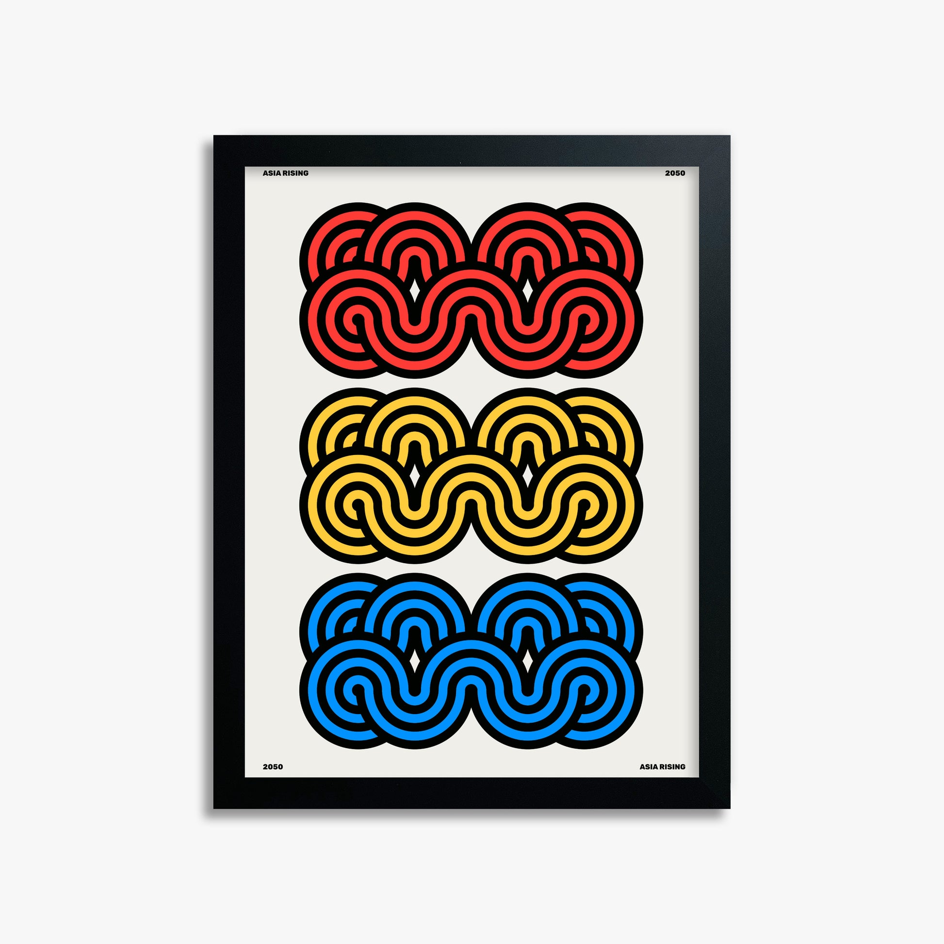 Clouds, 30x40cm Framed Poster With Black Frame