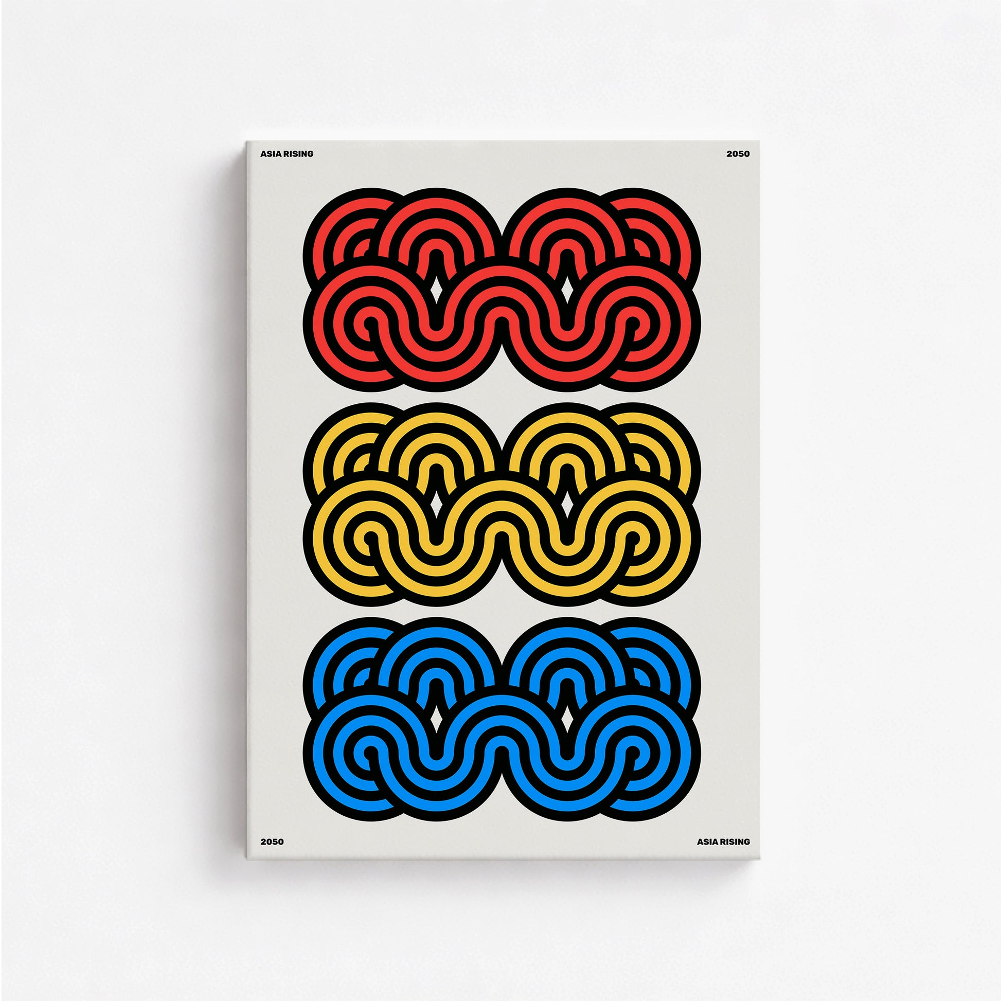 Clouds, 50x70cm Satin Canvas Poster
