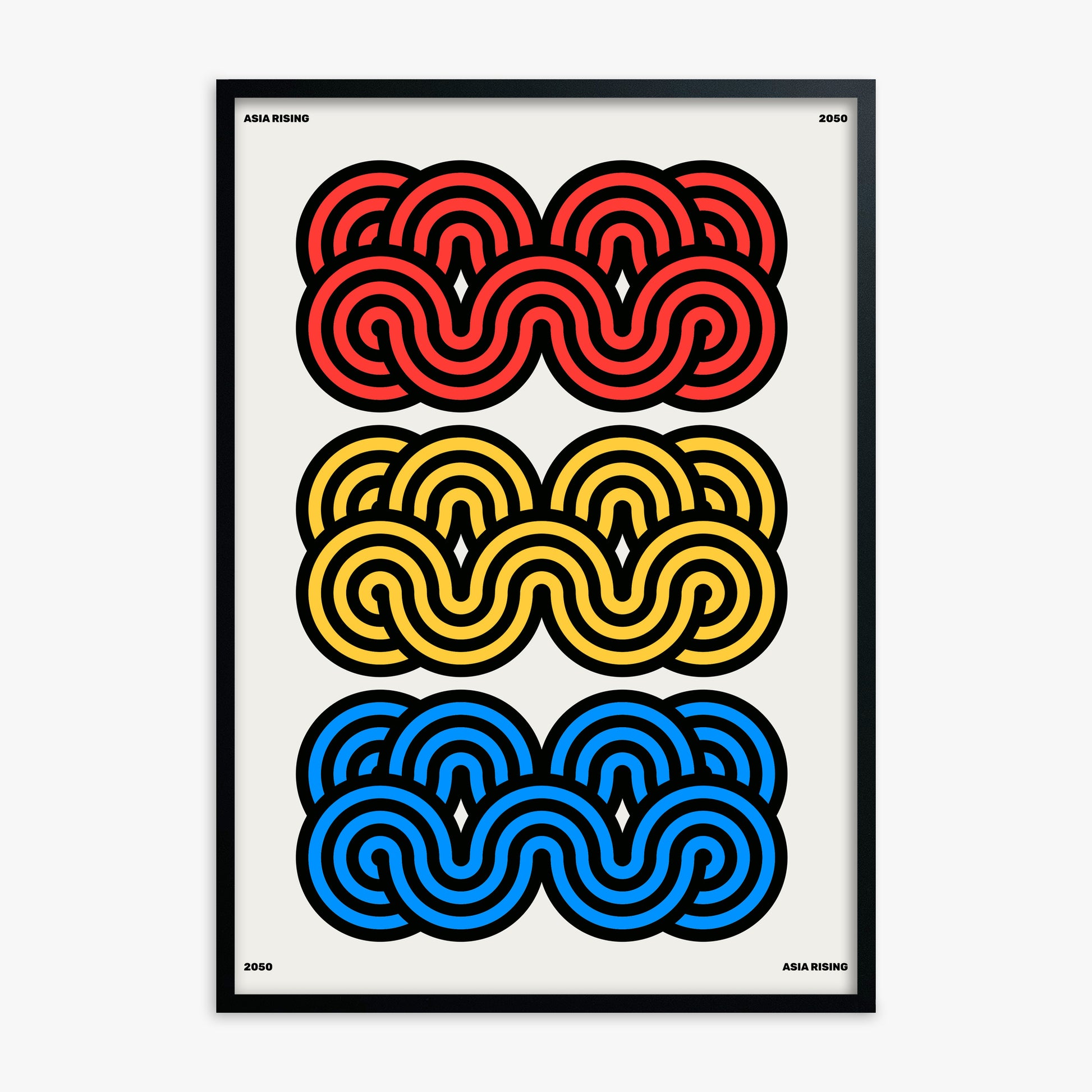 Clouds, Black Framed Poster With Black Frame