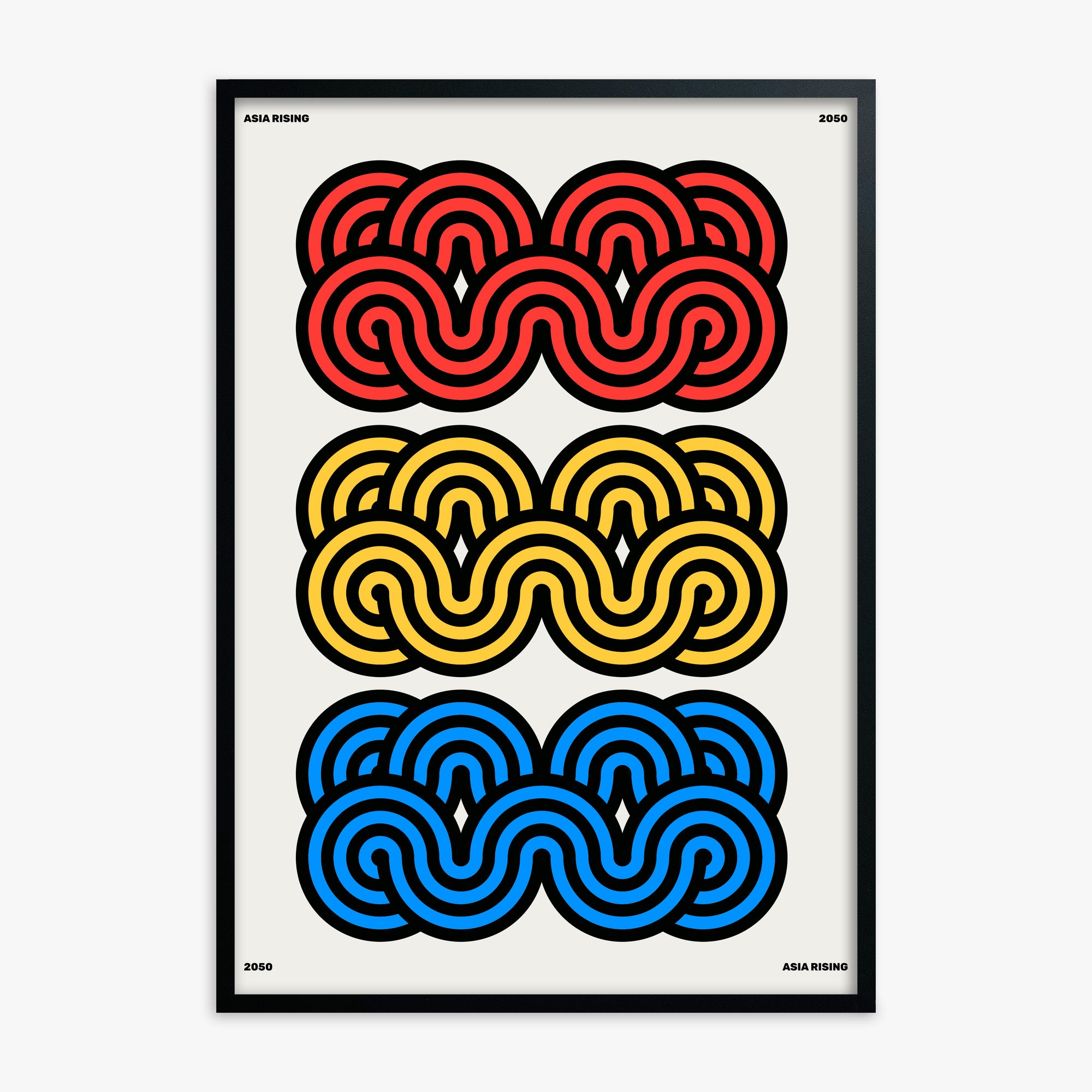 Clouds, Black Framed Poster With Black Frame